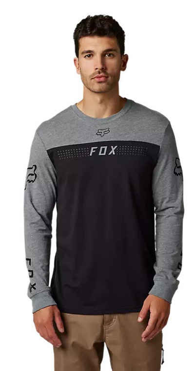 Fox Racing T-Shirt Fox Langärmliges T-Shirt Efekt Schwarz