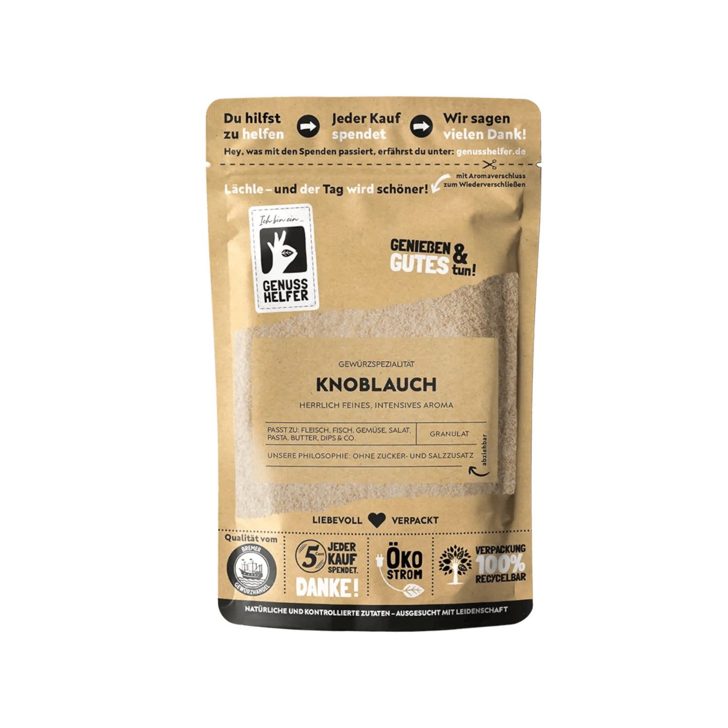 Bremer Gewürzhandel Gewürz Knoblauchgranulat, 3er Pack, 300 g