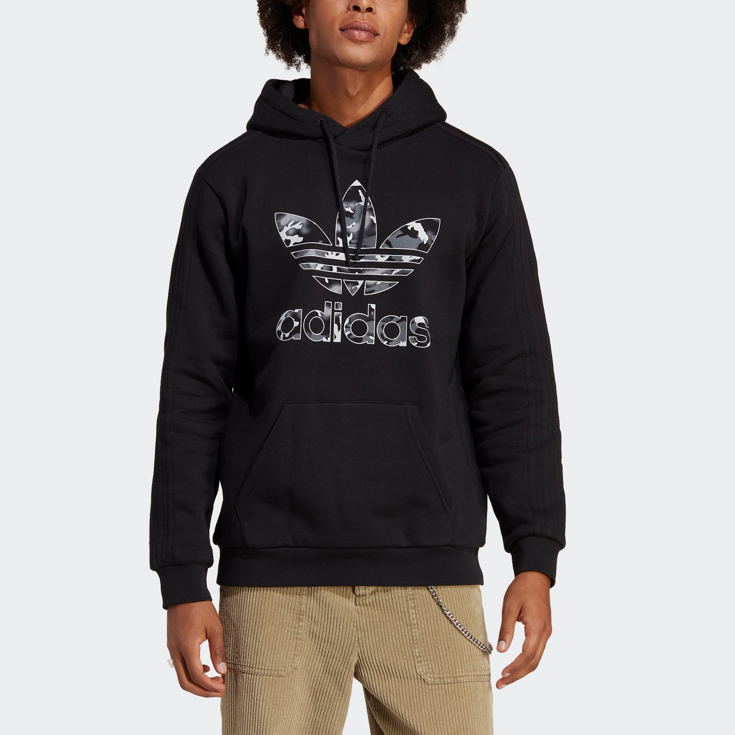 Sweatshirt adidas Originals HOODIE CAMO GRAPHICS INFILL
