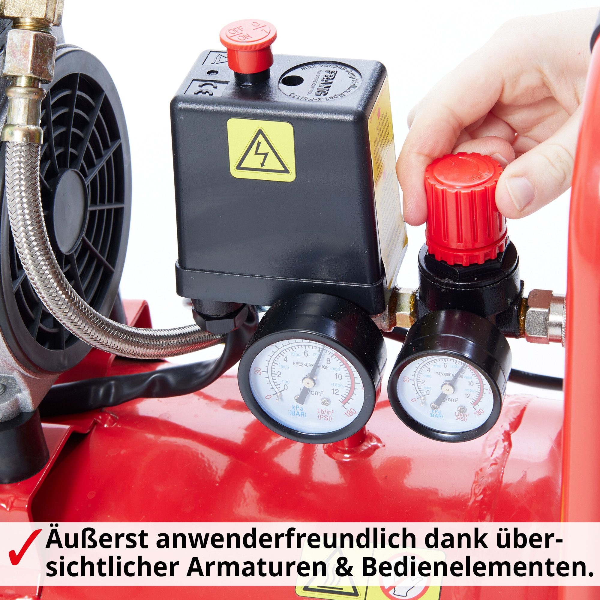 Hecht Kompressor Flüster Druckluftkompressor 2080, 800 günstig online kaufen