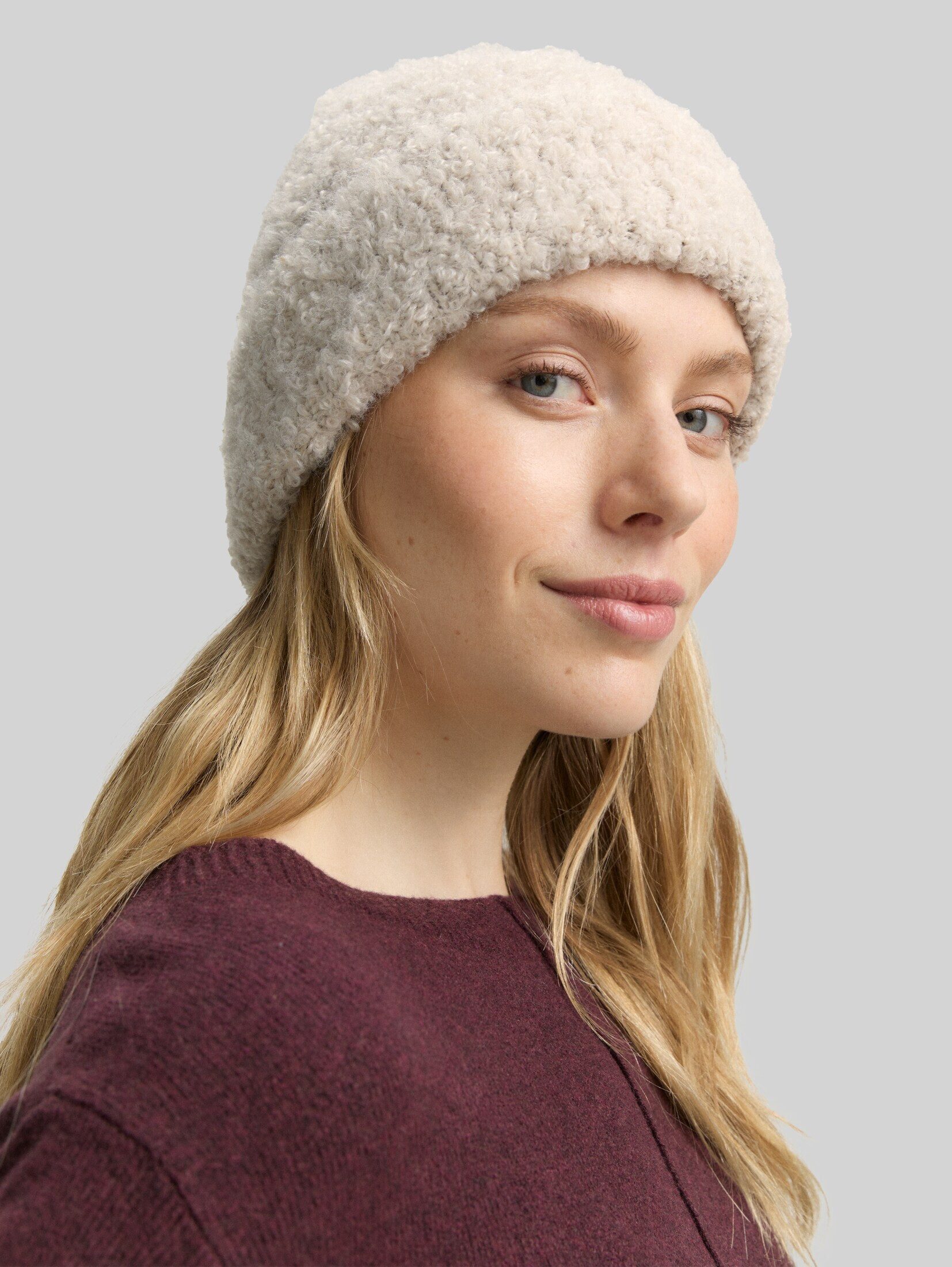 TOM TAILOR Beanie Accessoire Bouclé Beanie Mütze