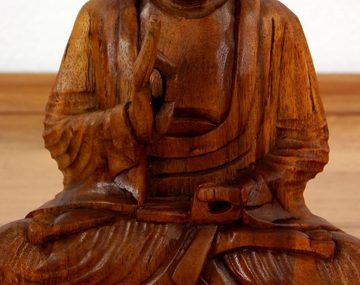 livasia Buddhafigur Bali Buddha aus Holz, Deko (32cm/50cm Höhe)