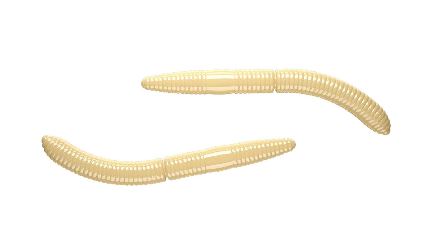 Libra Lures Kunstköder Libra Lures Fatty Dying Worm Kunstköder Forelle ver. Ausführungen 65mm, (10-St), Sieht aus wie ein echter Tauwurm