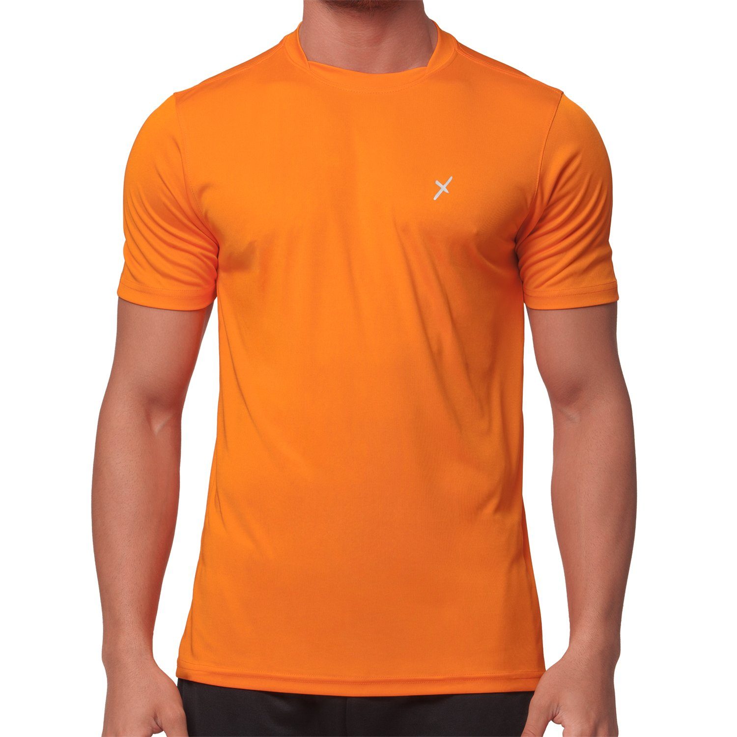Herren Trainingsshirt Sportswear Sport CFLEX Collection Orange Fitness T-Shirt Shirt