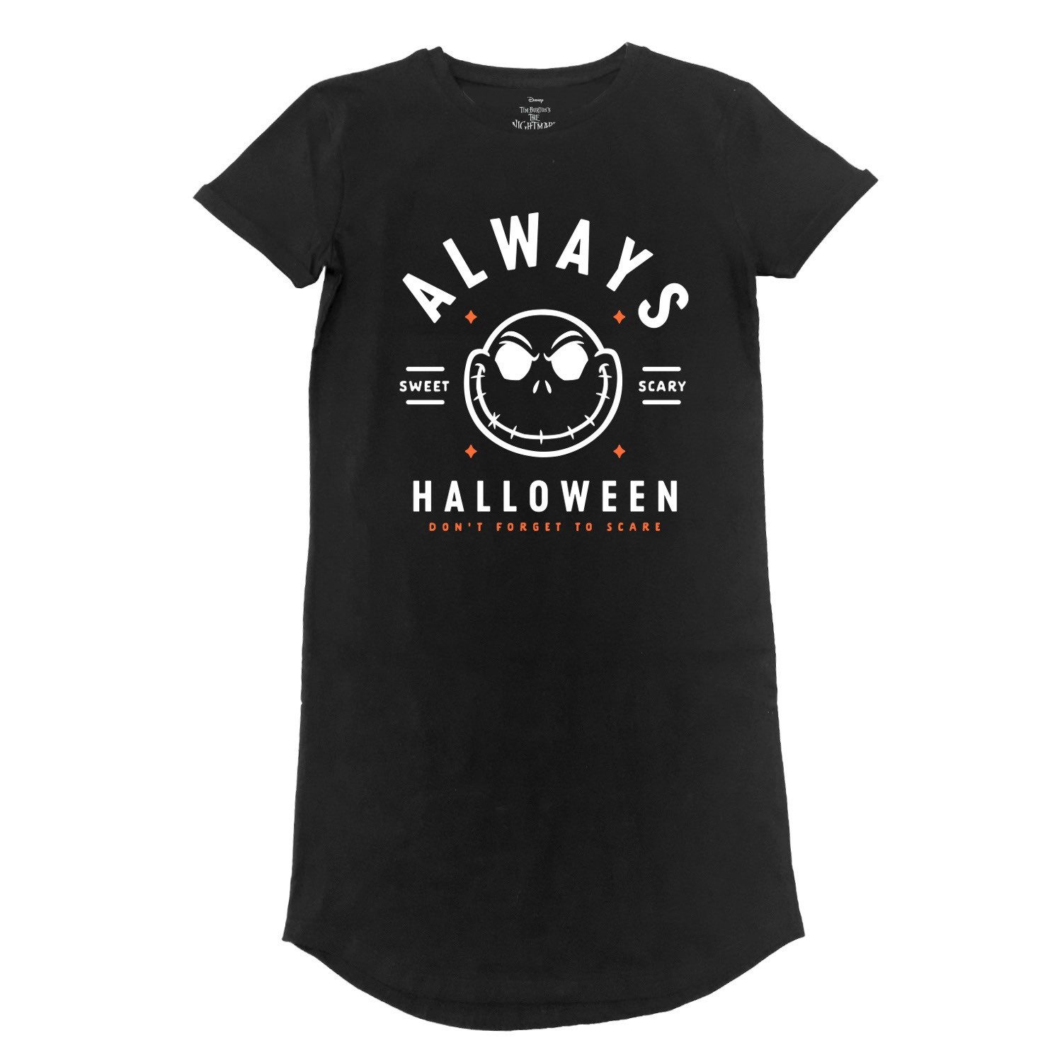 The Nightmare Before Christmas T-Shirt Always Halloween Longshirt