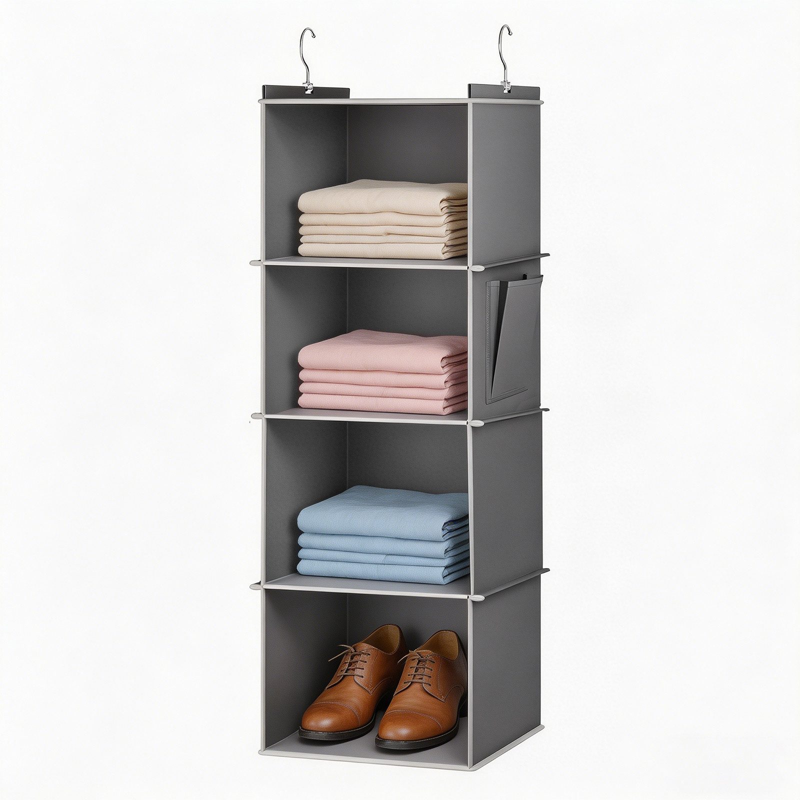 Hängeaufbewahrung Hängeregal Schrankorganizer Stabiler Kleiderschrank Organizer