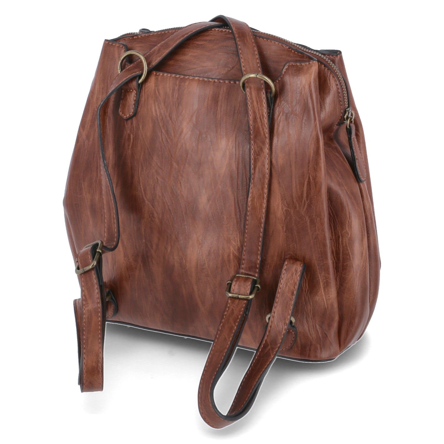 Rieker Cityrucksack (1-tlg), in Lederoptik