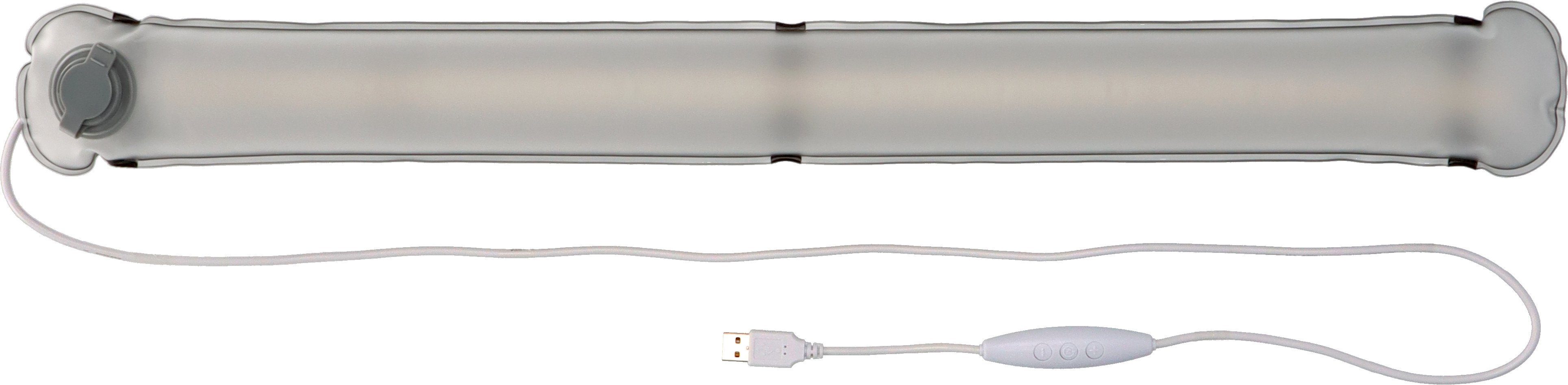 Brennenstuhl LED Gartenleuchte OLI Air USB LED Röhre mit 1, 1m Kabel dimmbar, stufenlos aufblasbar, faltbare LED fest integriert