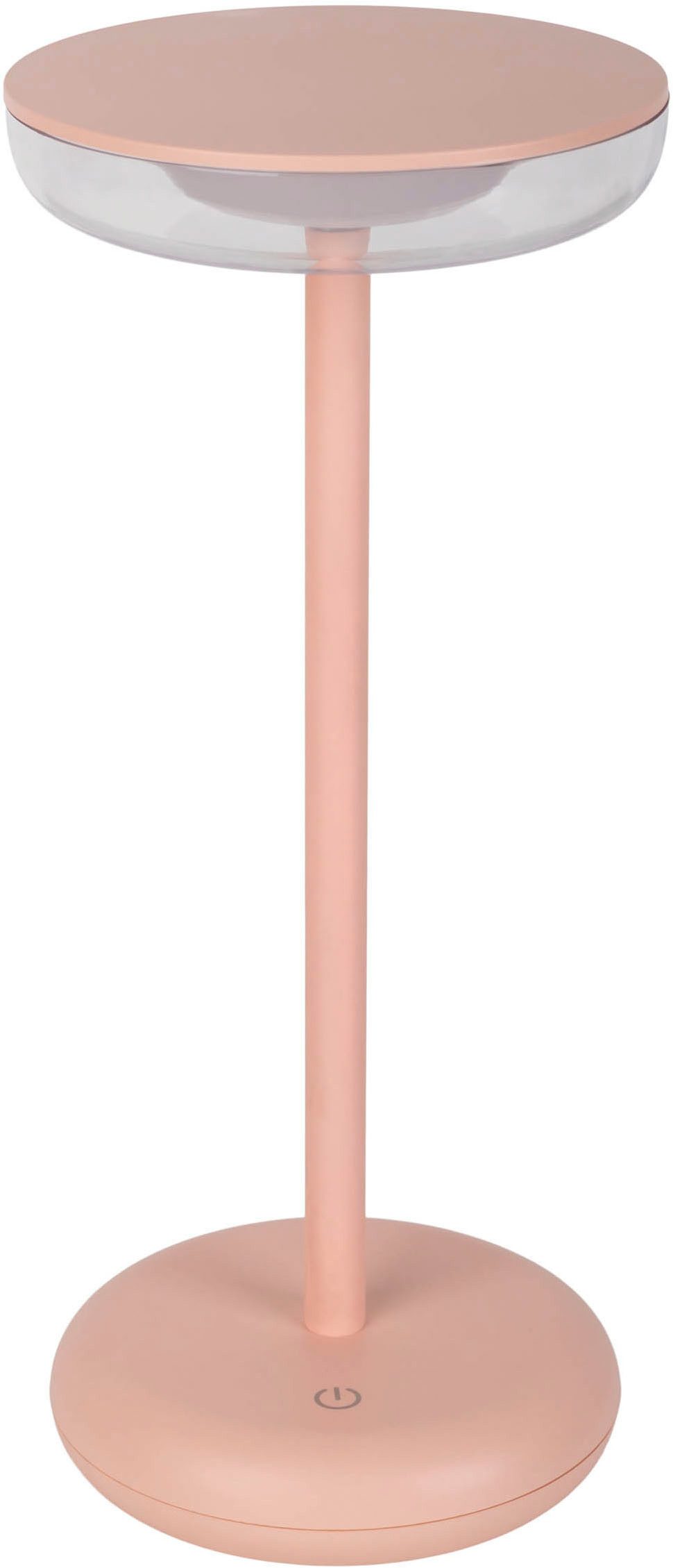 näve LED Tischleuchte Pasi, Dimmfunktion, Ein-/Ausschalter, Memoryfunktion, USB-Ladefunktion, LED wechselbar, Warmweiß, dimmbar per Berührungssensor, Memoryfunktion, Akku, USB-C-Ladekabel