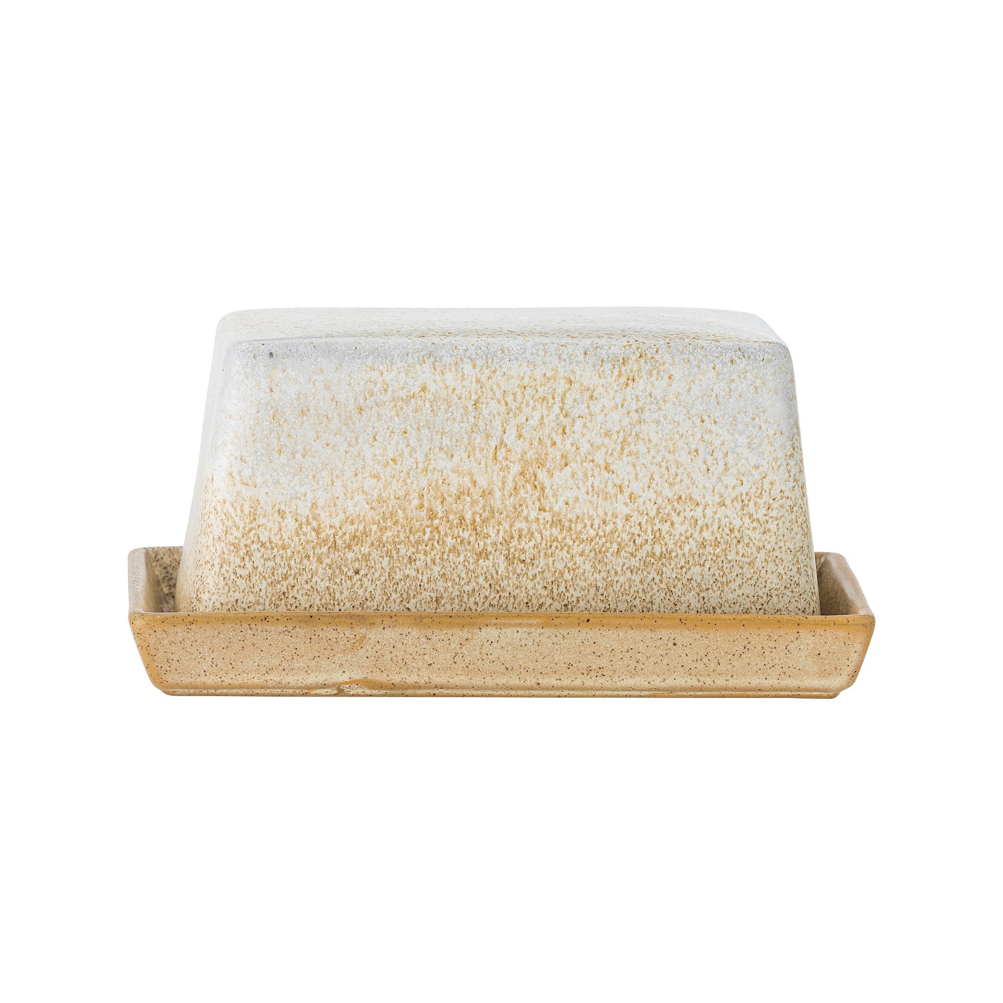 Bloomingville Butterdose Bloomingville Paula Butterdose, Natur, Steingut, Steingut