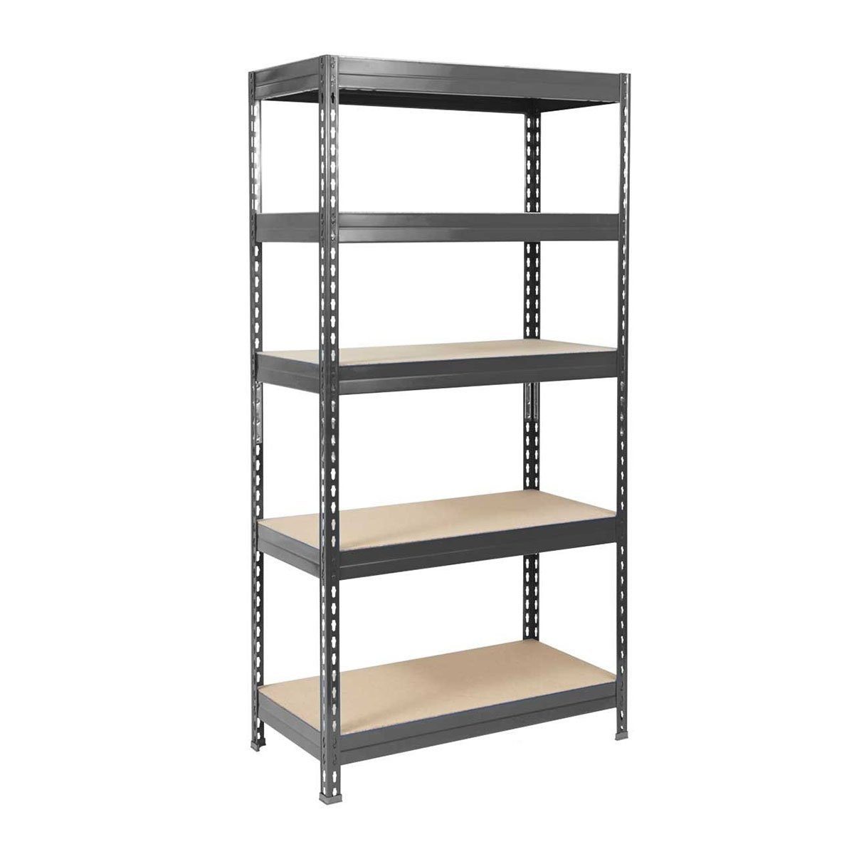 Karat Schwerlastregal Grizzly, 8 Größen, 5 Fachböden, Regal, Lagerregal, Traglast bis 1500 kg