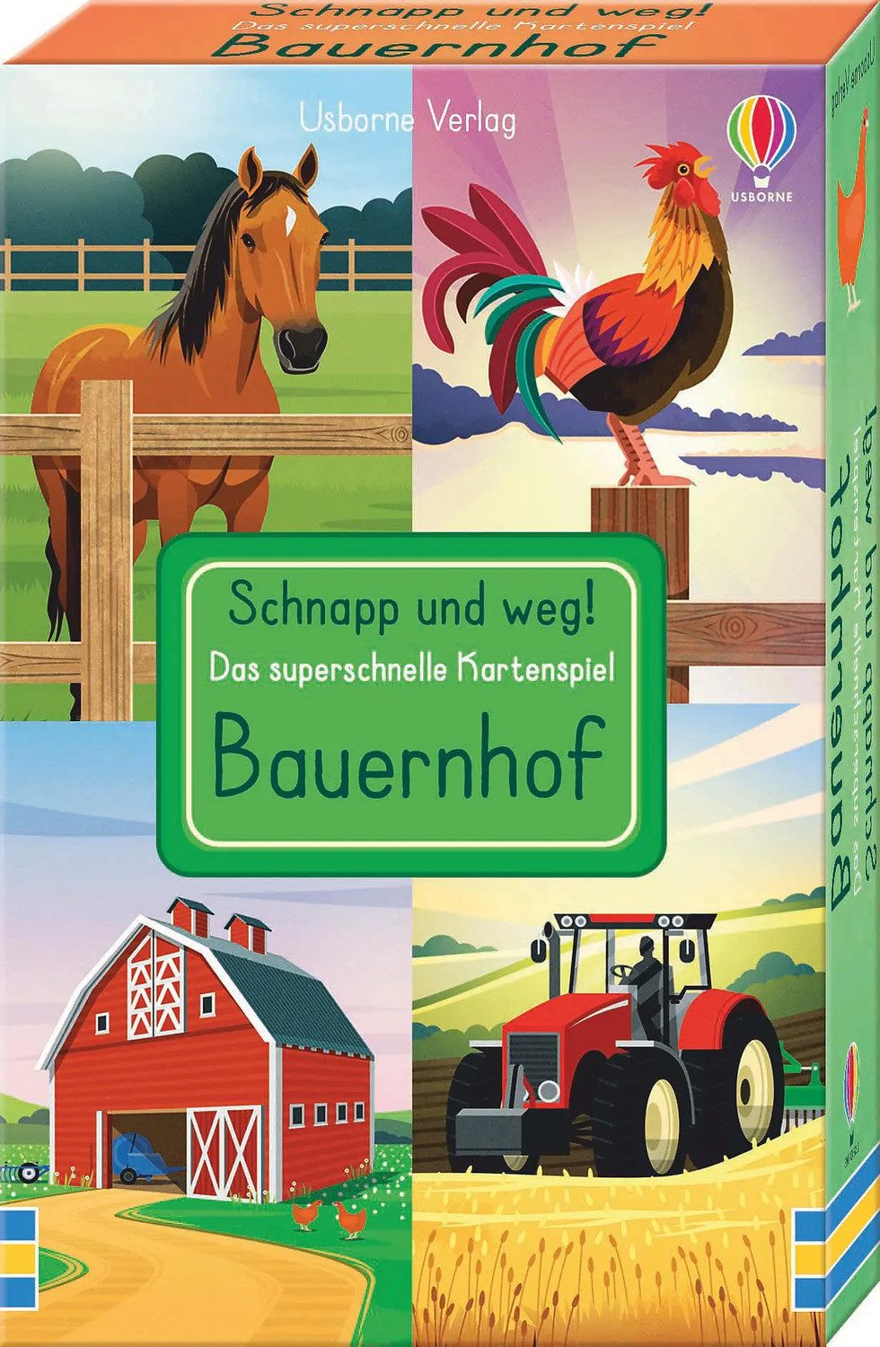 Usborne Verlag Spiel Schnapp und weg! Das superschnelle Kartenspiel: Bauernhof