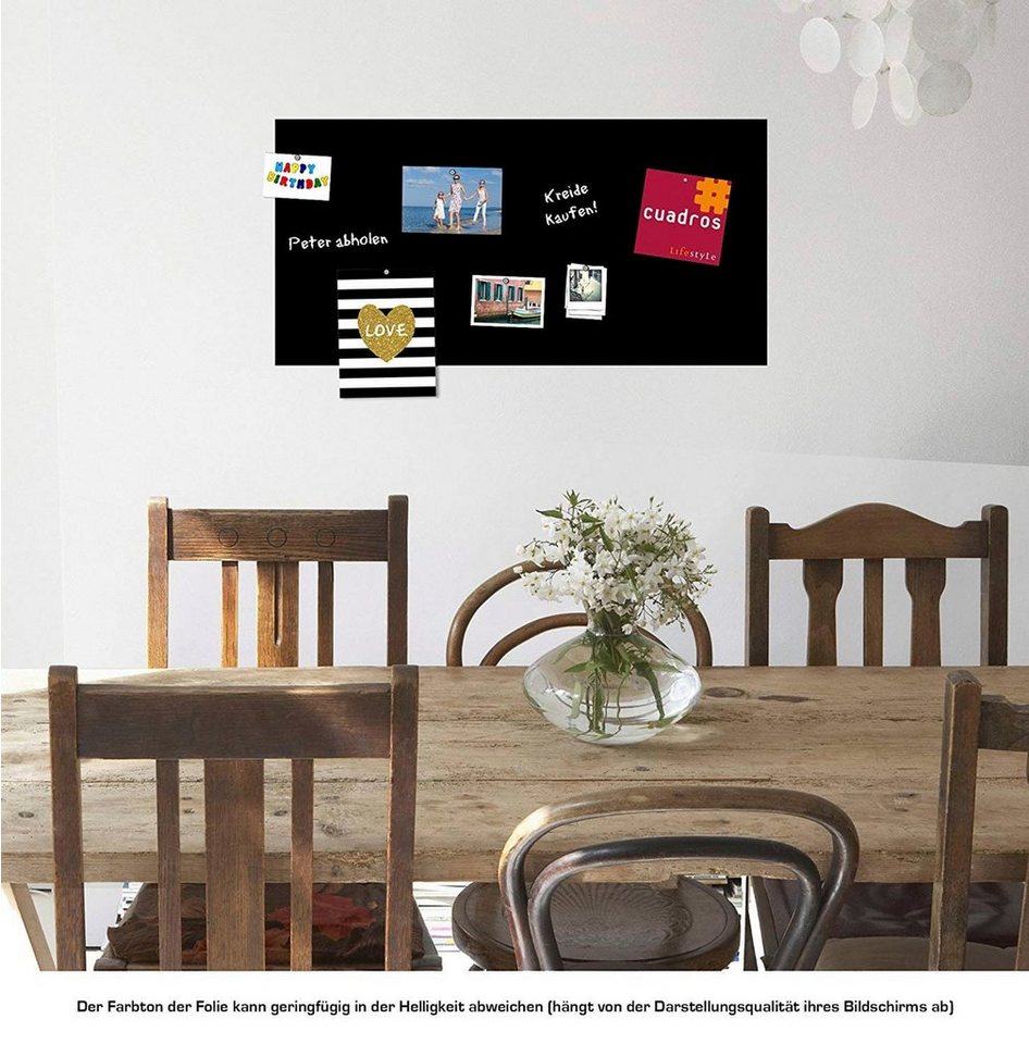 Thumbnail - queence Magnetfolie Magnetische Tafelfolie, (Komplett-Set, 1St), Tafel-Wandtafelfolie-Magnetfolie, selbstklebend, Kreide...