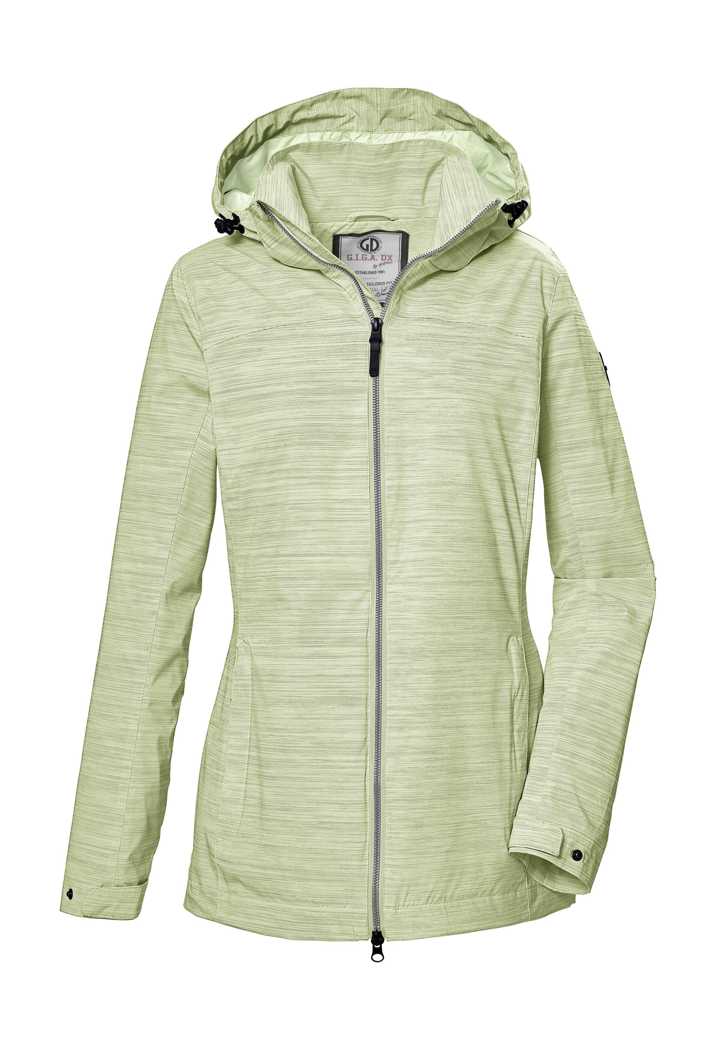 G.I.G.A. DX by killtec Funktionsjacke GS 67 WMN JCKT Gestreifte Damen Outdoorjacke, wasserabweisend, 2-Wege-Reißverschluss
