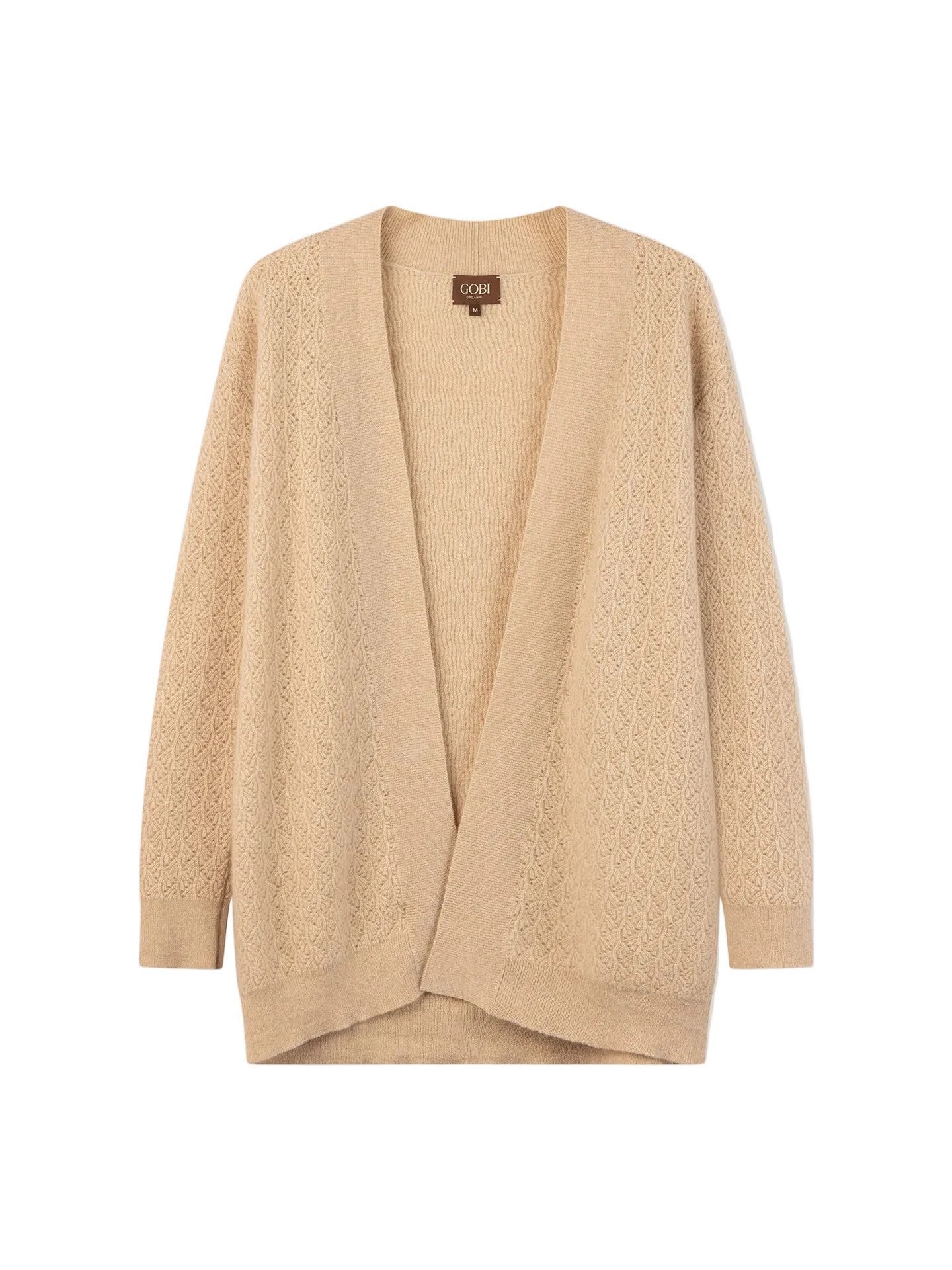 GOBI Cashmere Cardigan Ajour-Strick Kaschmir-Cardigan