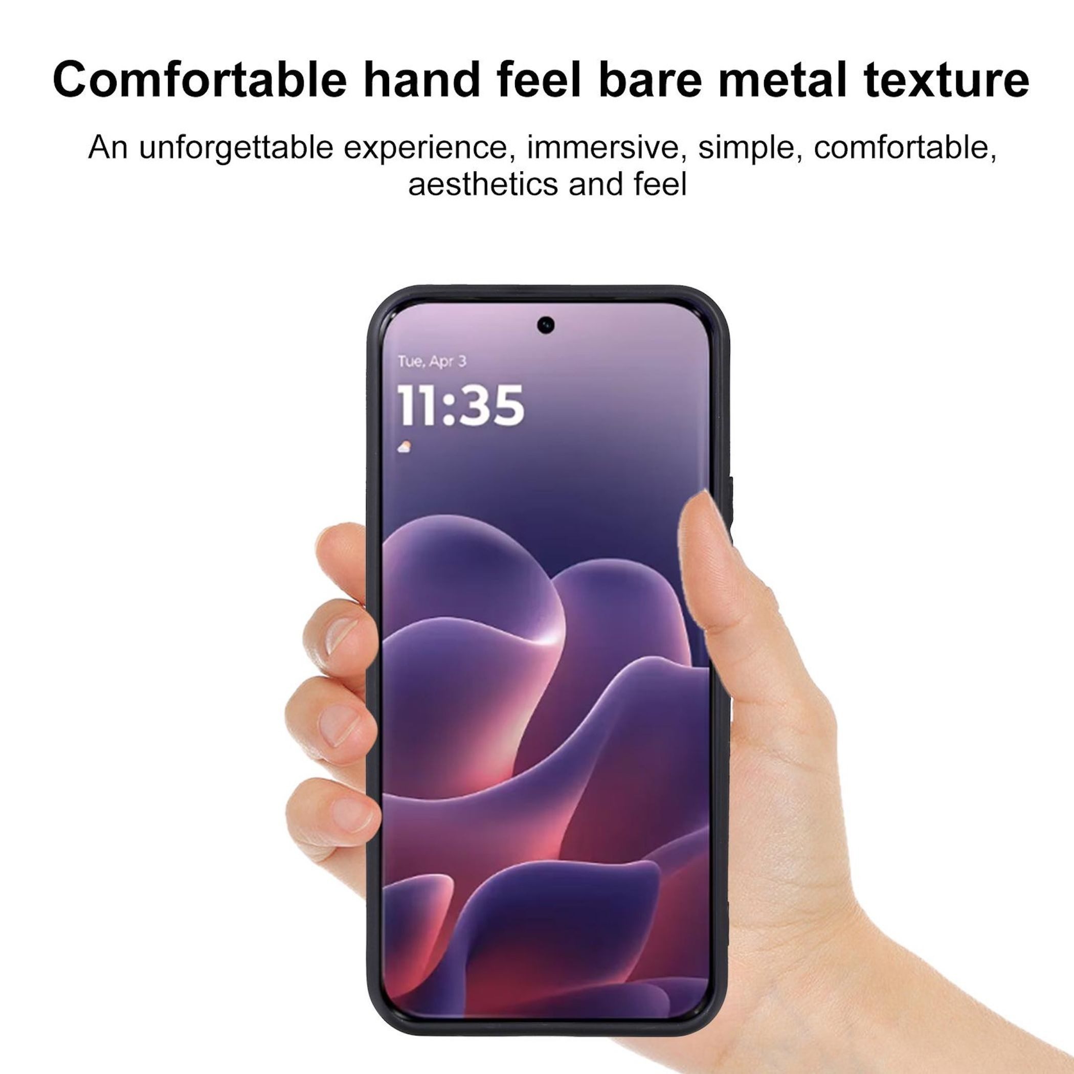 Wigento Handyhülle für Motorola Edge 70 Fusion TPU Silikon Dünn Flexibel Cover Schwarz 6,72 Zoll, Stilvolle TPU Hülle, präzise Aussparungen, schützend