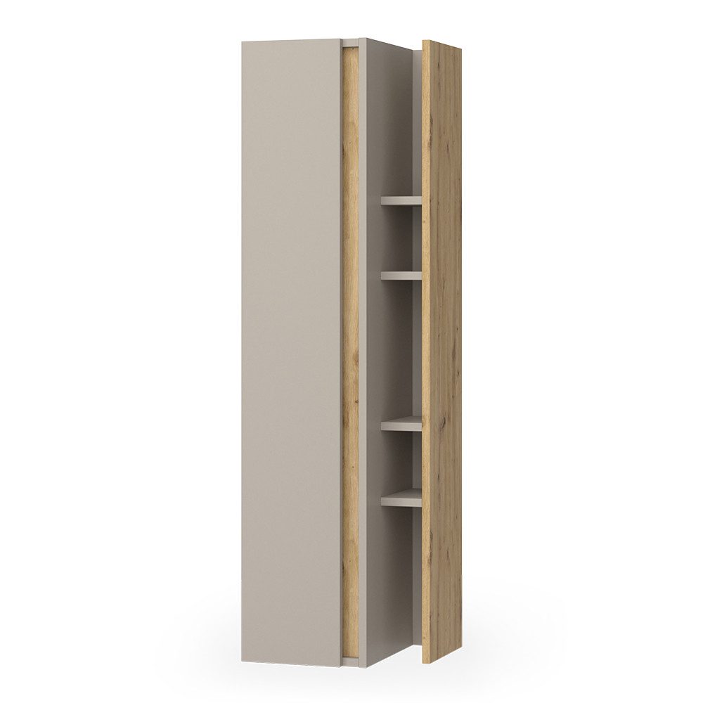 Vicco Hängeschrank Edelin, Cashmere/Artisan, 35 x 120 cm mit 4 offenen Ablagefächern (1-St)