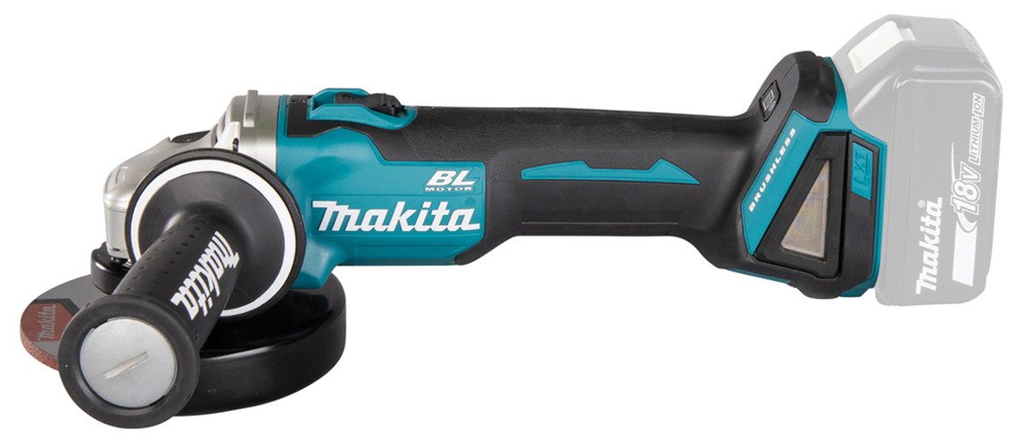 Makita Akku-Winkelschleifer DGA504Z, 29 mm max. Schnitttiefe, ohne Akku und Ladegerät
