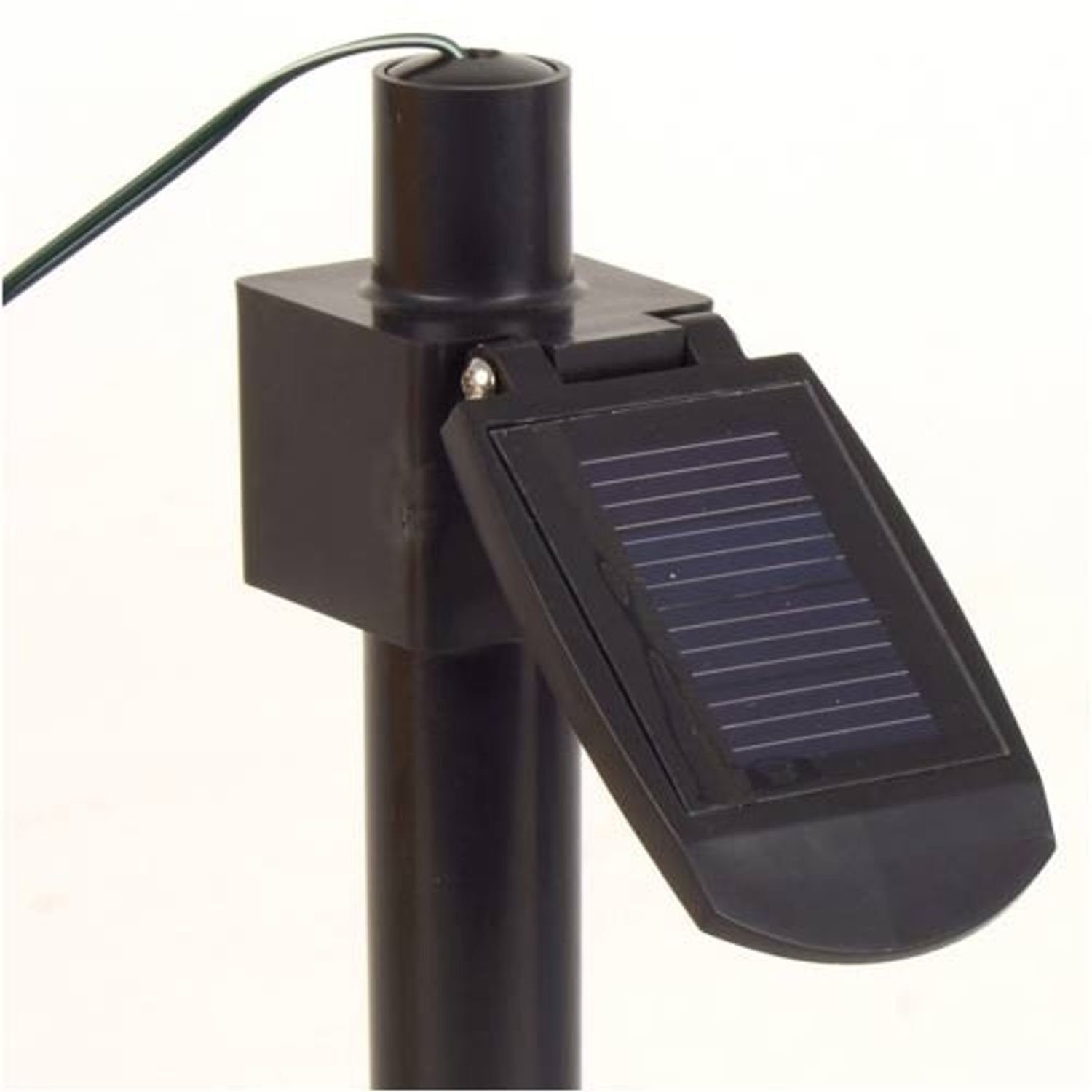 BURI Lichterkette Solar-Lichterkette W Solarlampe LEDs 24 Gartenleuchte Außenbeleuchtung