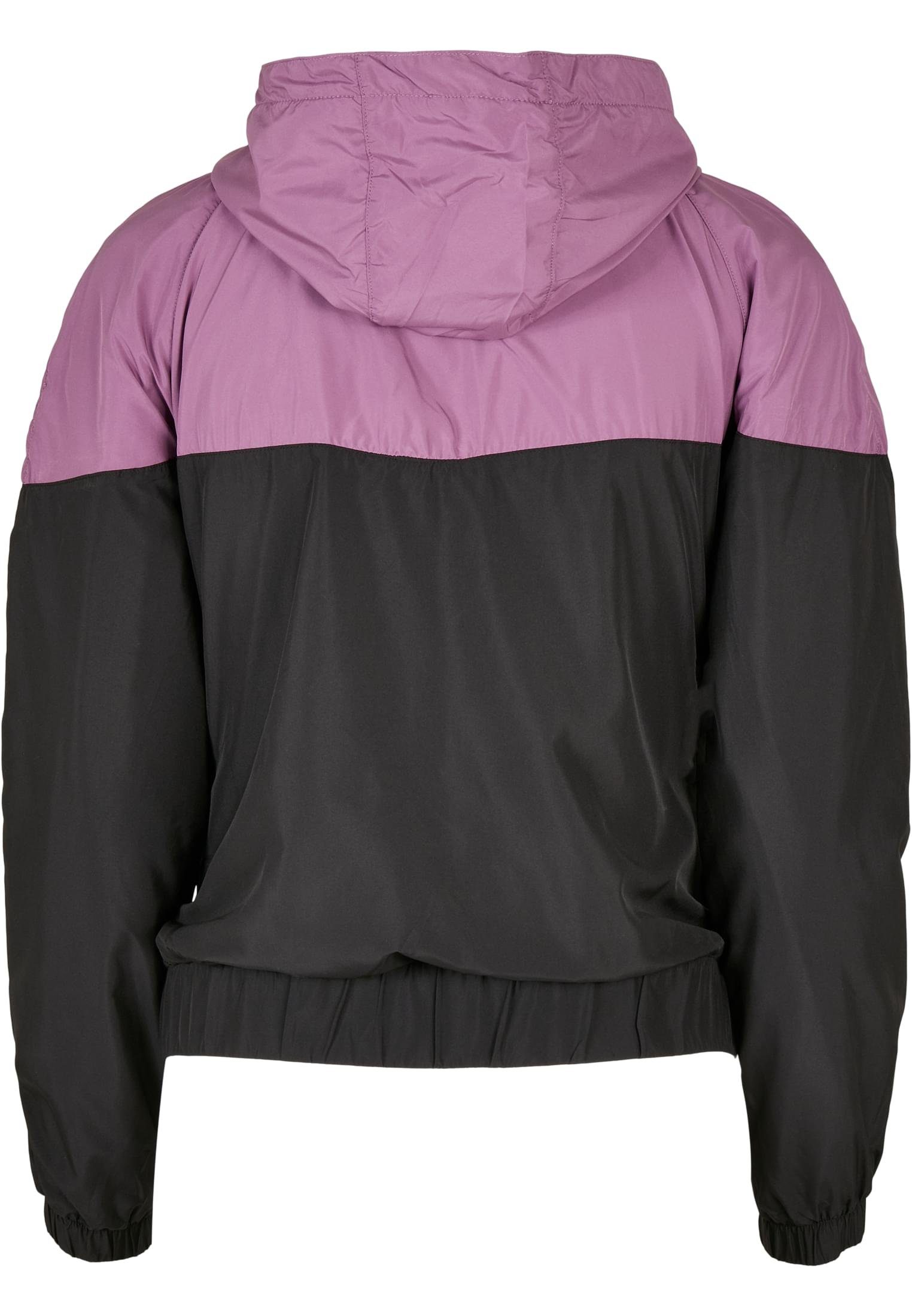 URBAN CLASSICS Sommerjacke Damen duskviolet/black (1-St) Ladies Arrow Windbreaker