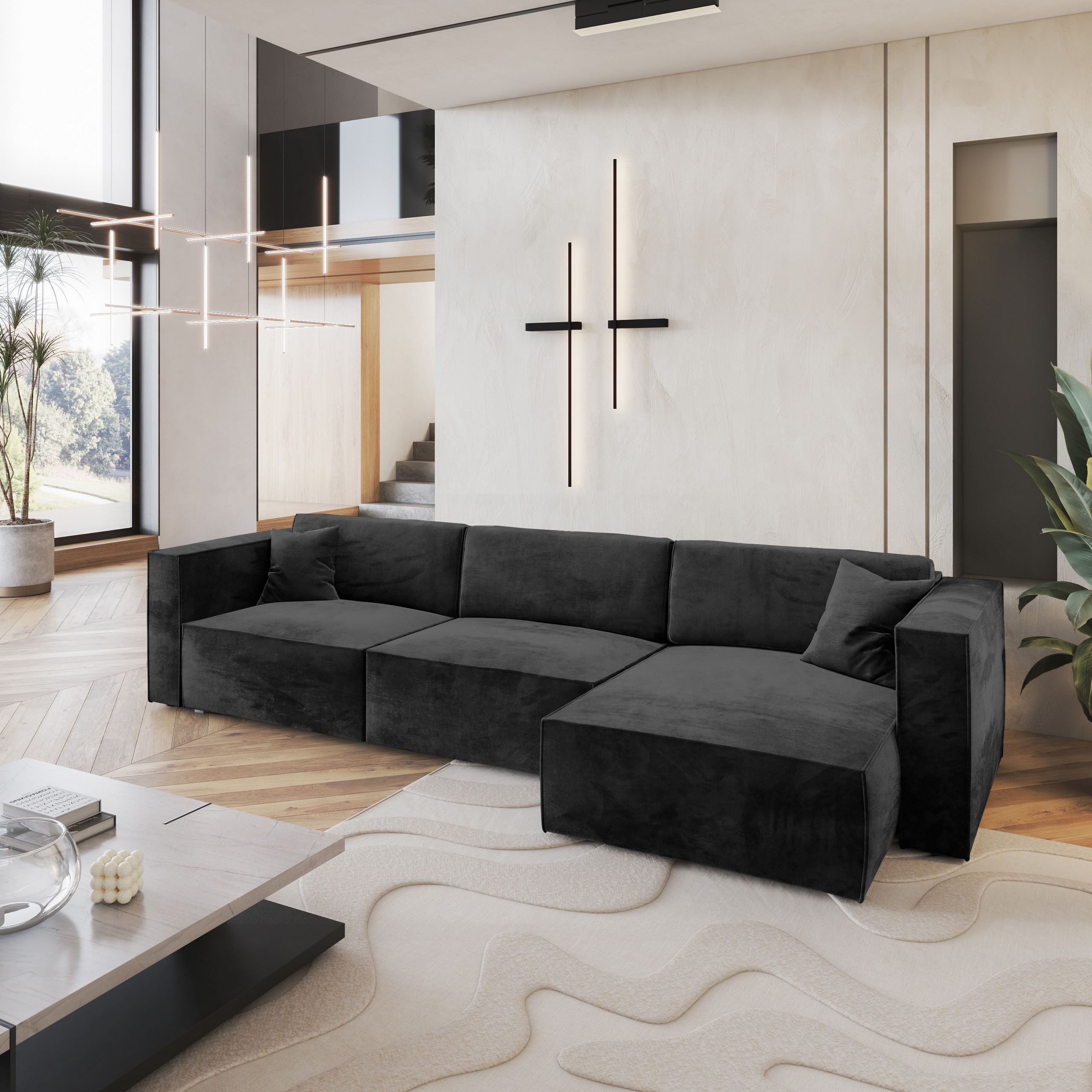 Masseno Ecksofa TOLMO mit Schlaffunktion L-Form, günstig online kaufen