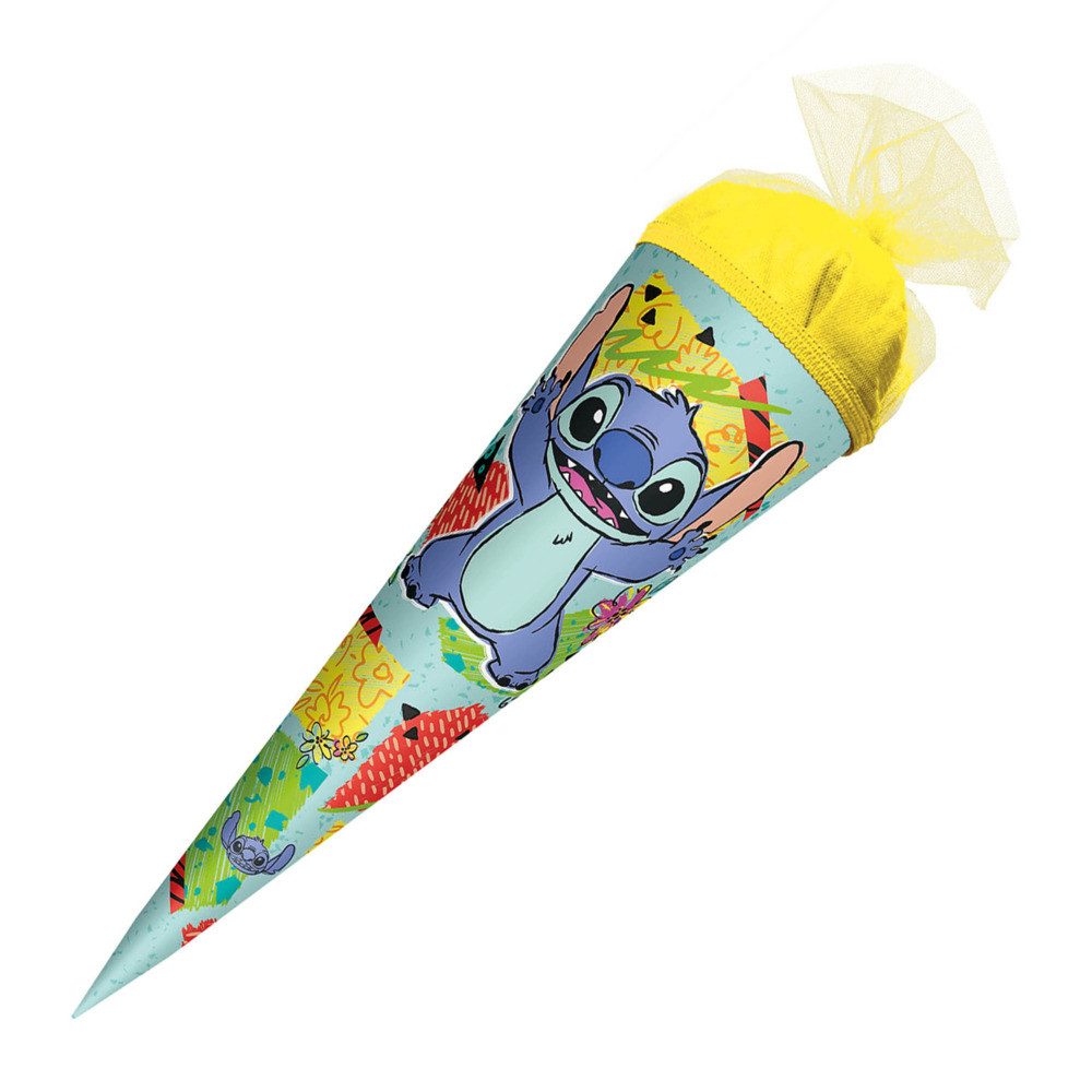 Roth Schultüte Roth Schultüte Disney Stitch rund Tüllverschluss 50cm