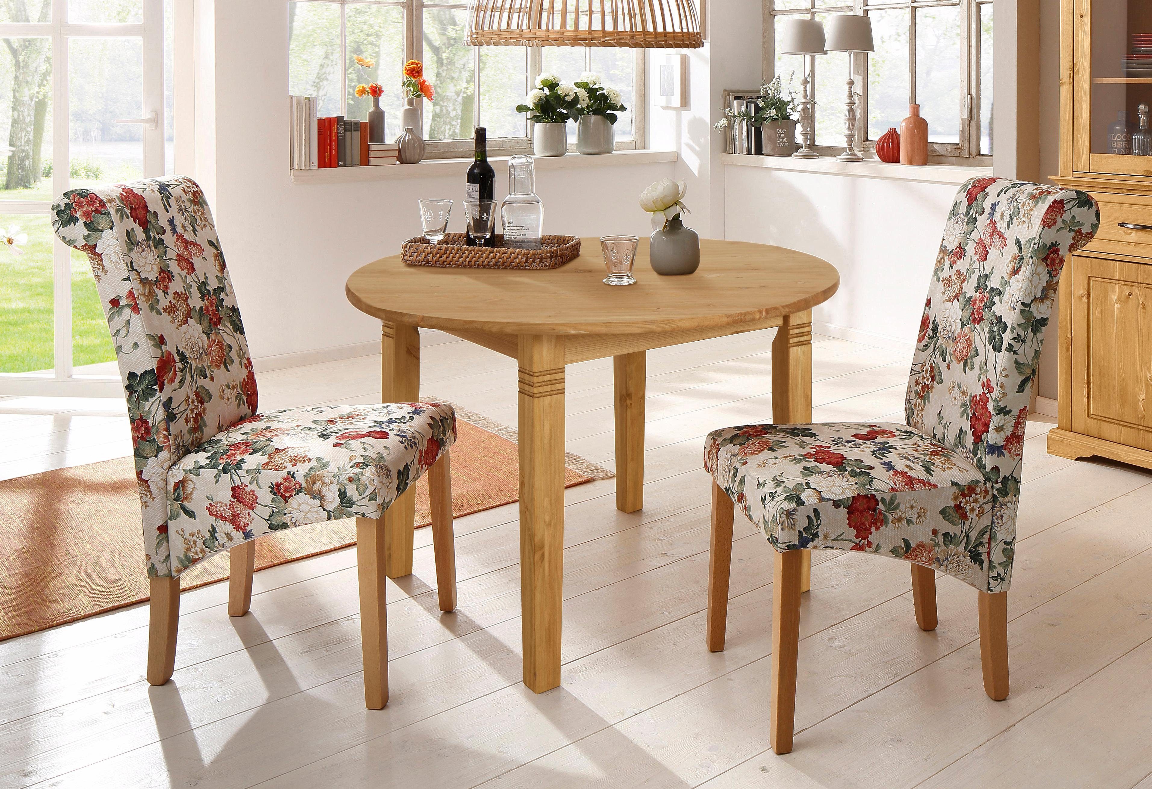 Home affaire Esstisch Danuta, aus massiver Kiefer, runde Ausführung günstig online kaufen