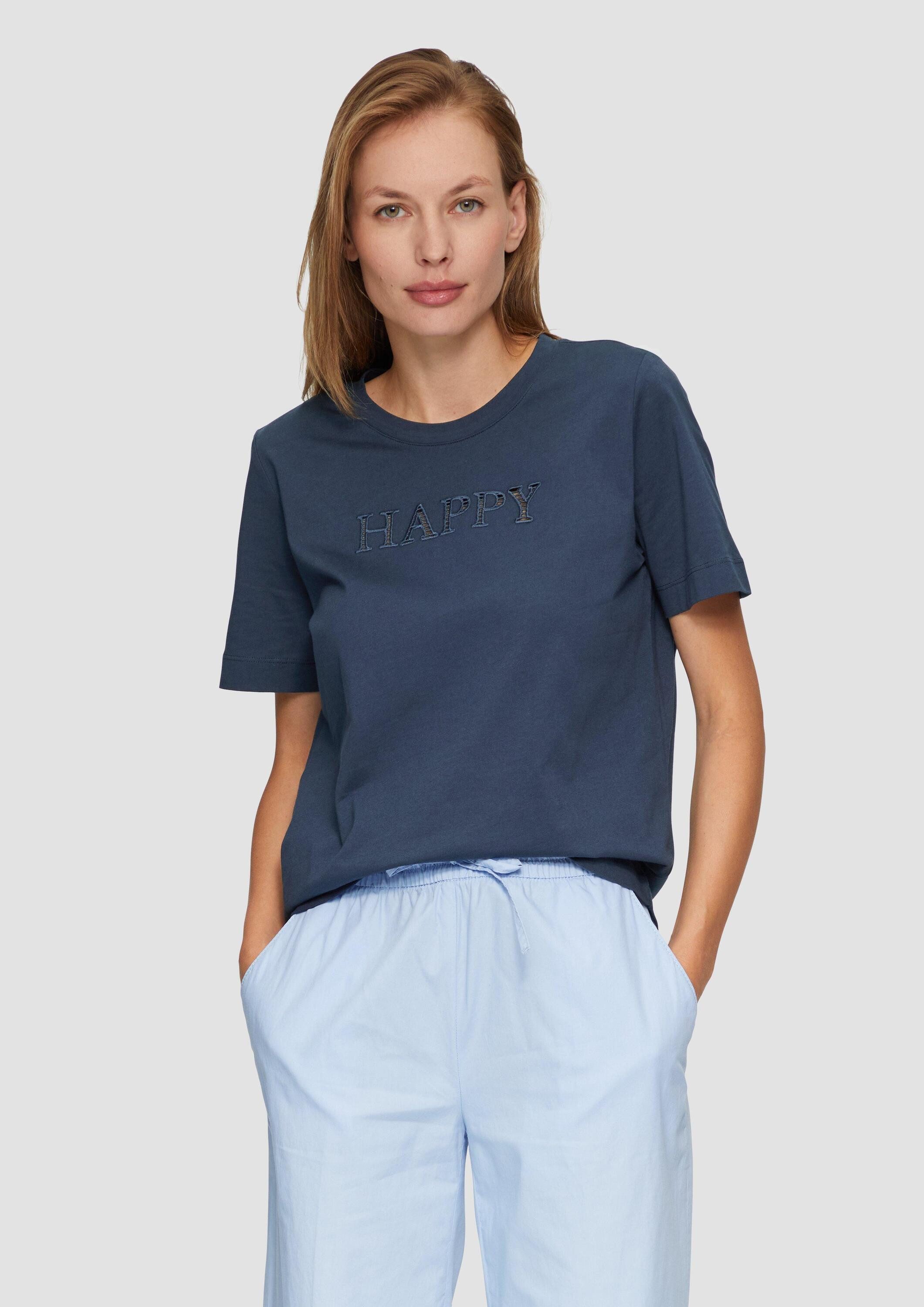s.Oliver Kurzarmshirt T-Shirt (1-tlg) günstig online kaufen