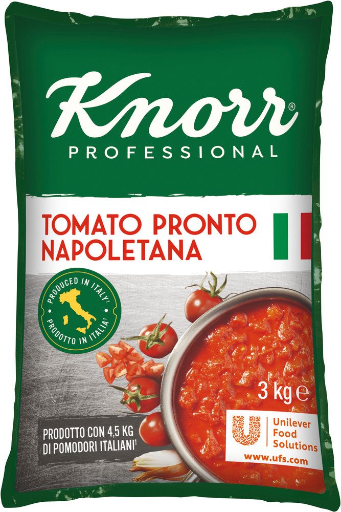 Knorr Saucen, Knorr Tomato Pronto Tomaten Basissauce leicht gewuerzt 3000g