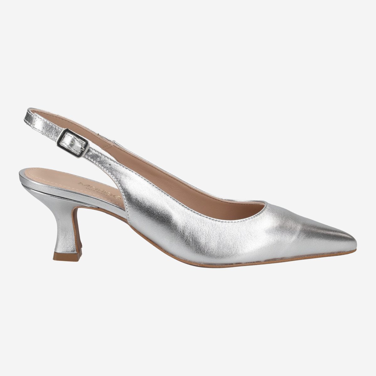 Maripé VIRGINIA V.2 61, Peeptoes & Slingpumps in Silber für Damen Peeptoepumps
