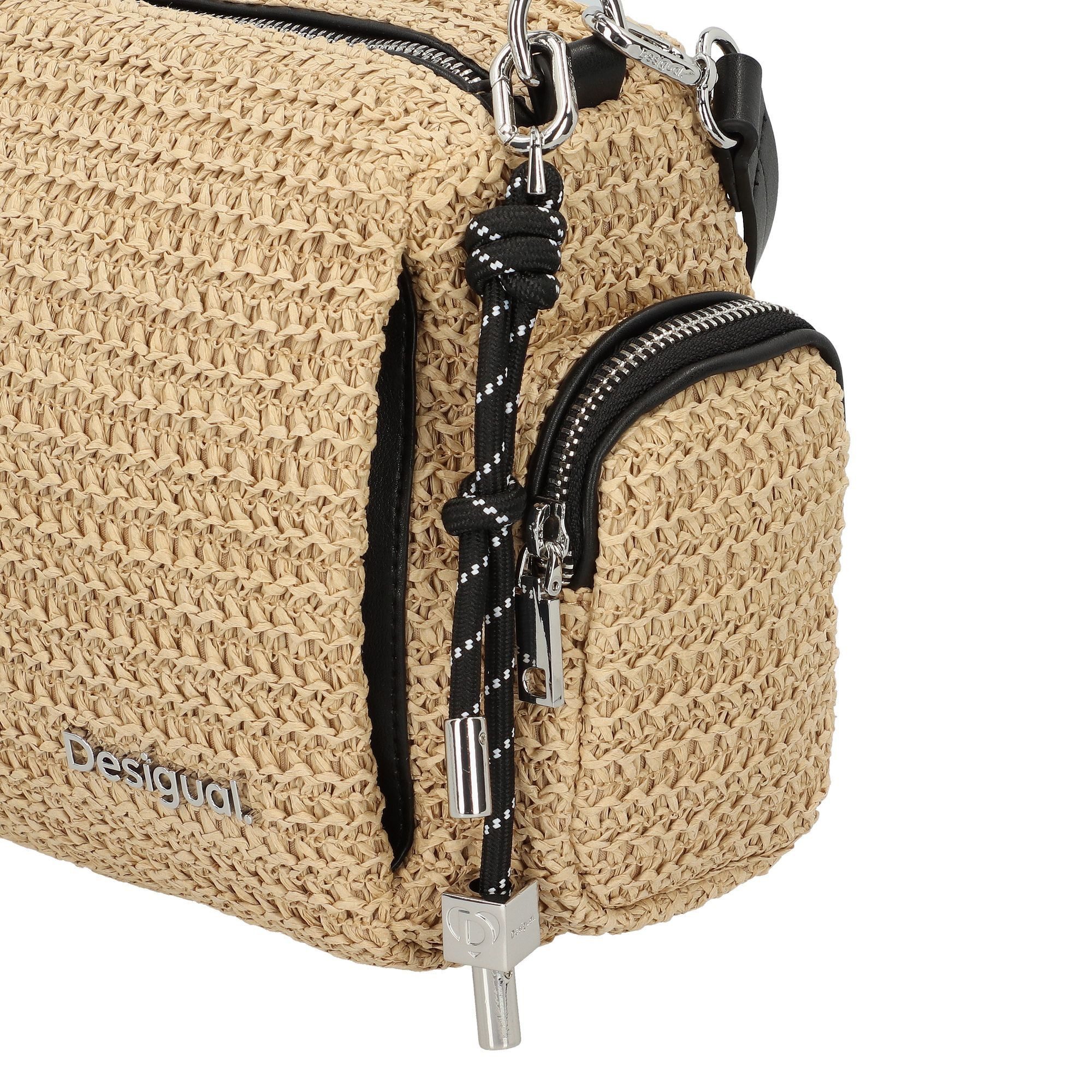 Desigual Schultertasche Half, Papier