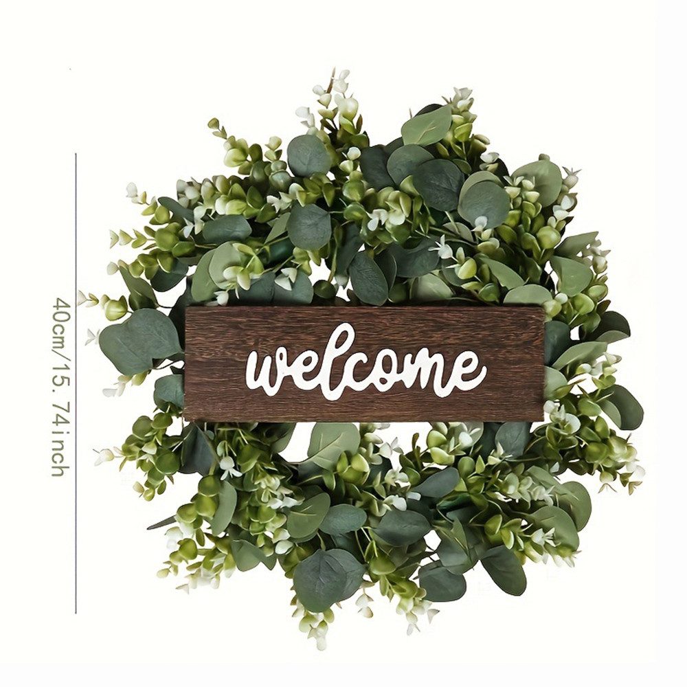 Coonoor Dekokranz Weihnachtskranz Willkommensschild Vordertür Künstliche günstig online kaufen