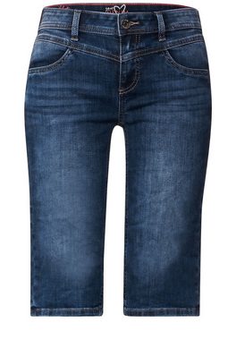 STREET ONE Jeansbermudas Street One Casual Fit Jeansbermuda in Brilliant In (1-tlg) Taschen