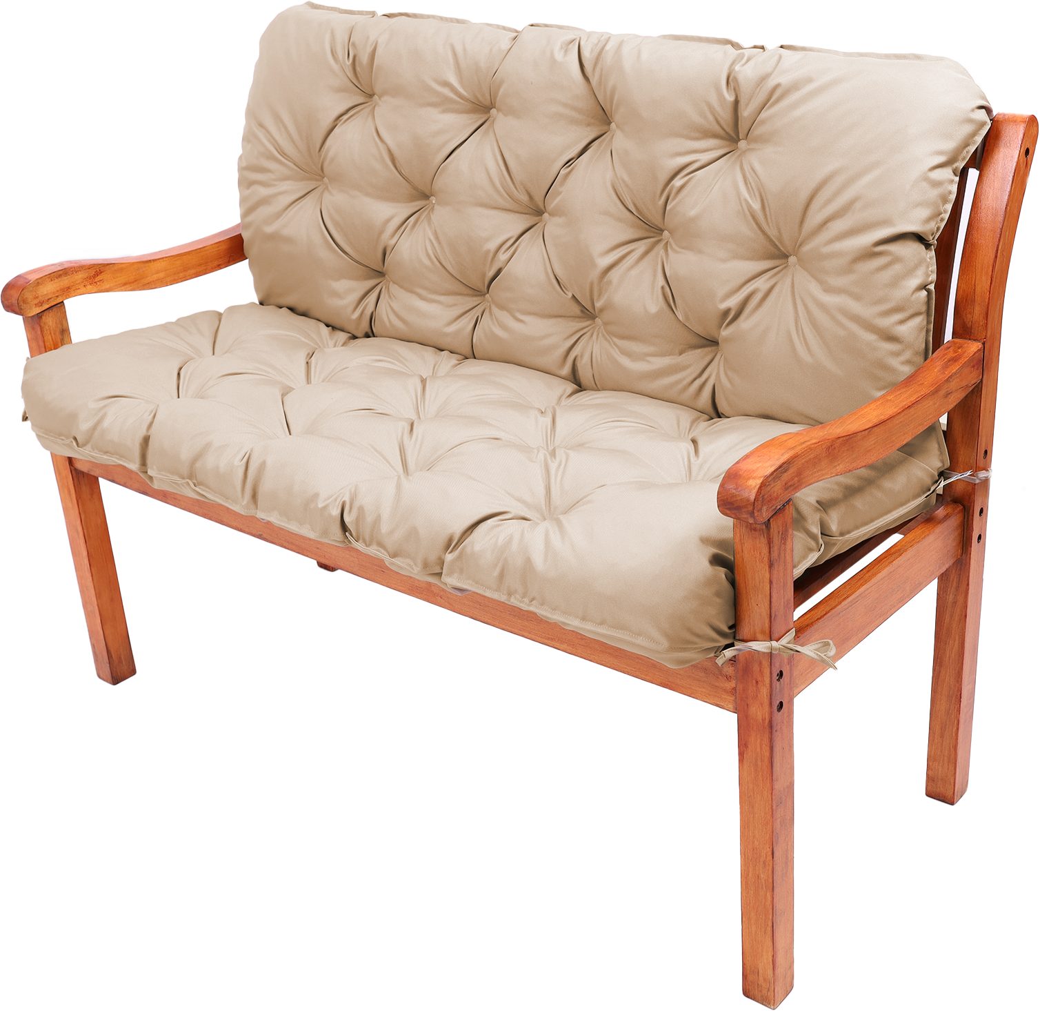 TexDeko Bankauflage TexDeko Garden - Gartenbankauflage mit Rückenlehne wasserabweisend, (1 St), Farbe & Größe: nach Wahl