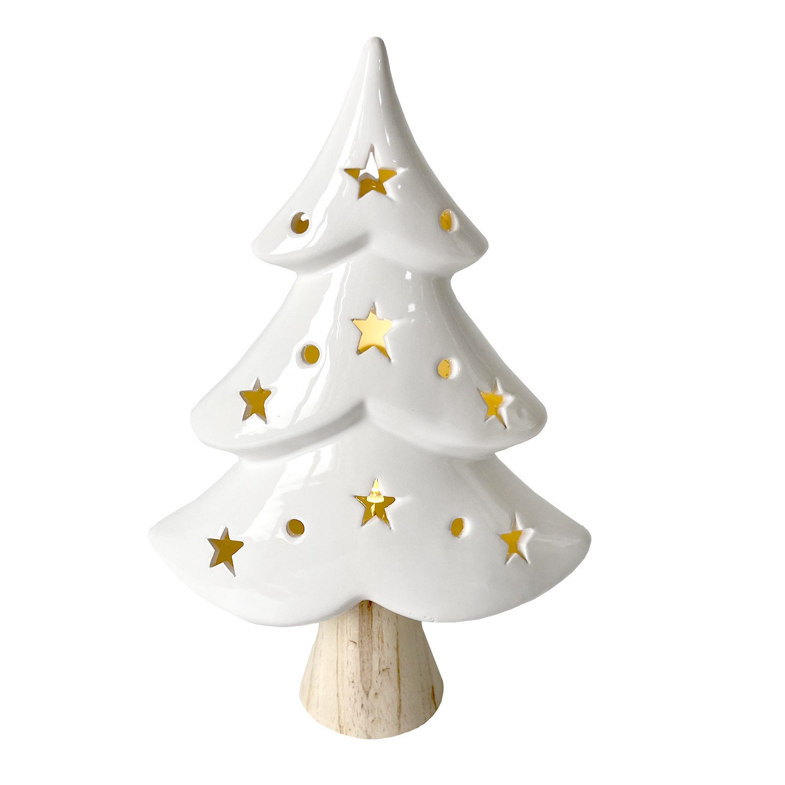 HTI-Living Weihnachtsfigur LED Winterbaum mit Leuchtsternen (Stück, 1 St., günstig online kaufen