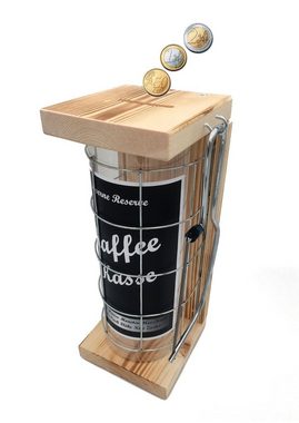 Eiserne Reserve® Geschenkbox Kaffeekasse Eiserne Reserve Spardose Geld verschenken witzige Sparbüc
