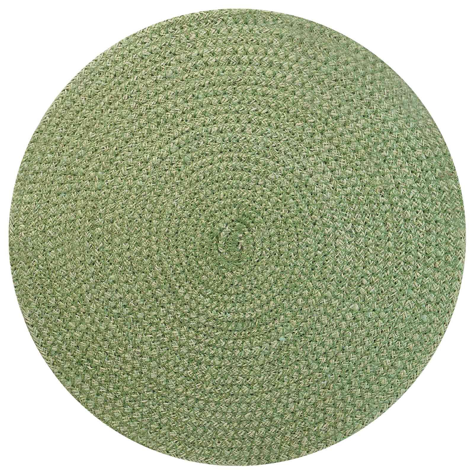 vidaXL Platzteller 30 cm Jute-Untersetzer 6 pcs Olivgrün Ø 30 cm 100 Tossa-Jute
