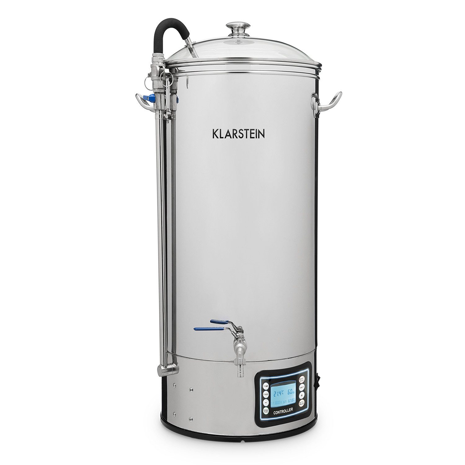 Klarstein Bierzapfanlage Mundschenk, Anlage zum Bier Brauen Braukessel Bierbrau Set