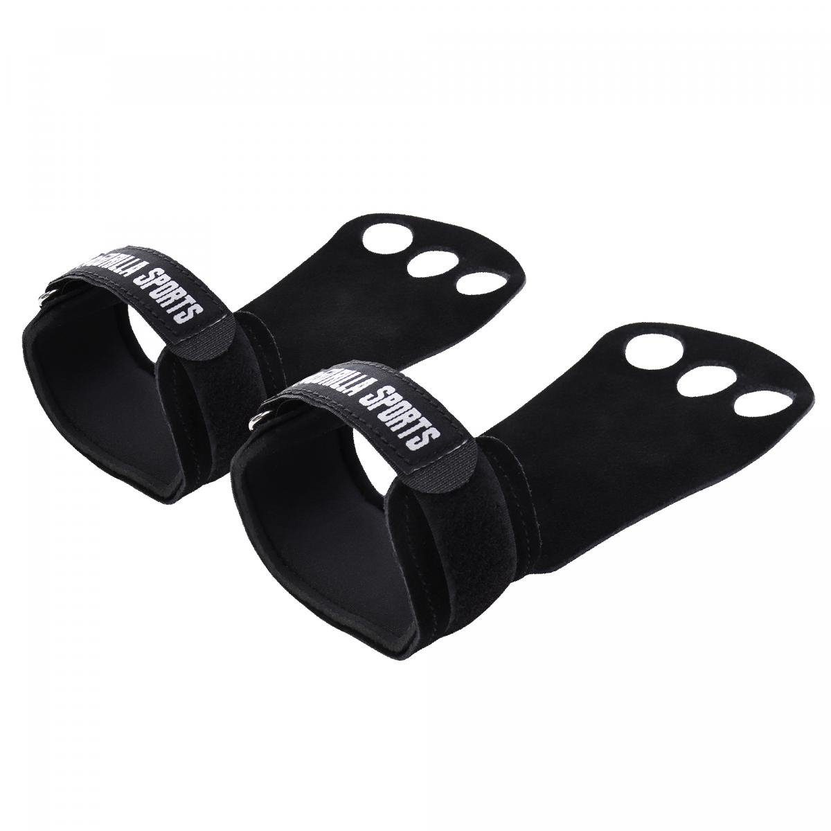 GORILLA SPORTS Trainingshandschuhe Hand Grips - 3 Löcher, Verhindert Blasen günstig online kaufen