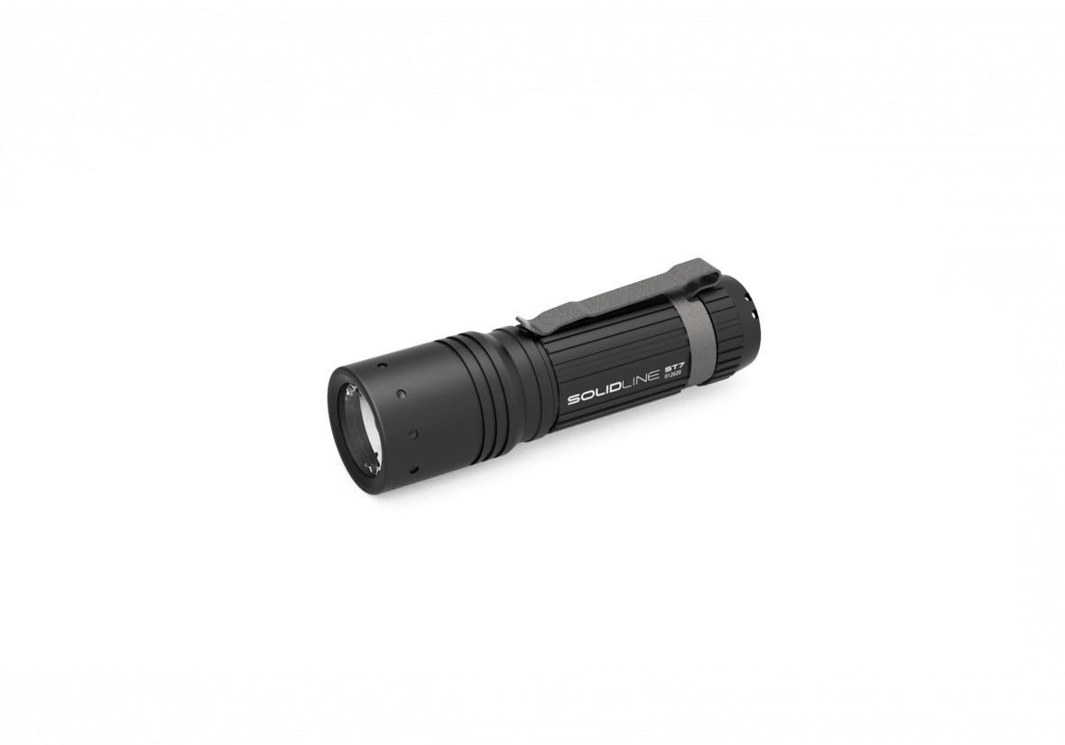 Ledlenser Schreibtischlampe Ledlenser Taschenlampe Solidline ST7 schwarz 360lm, Inkl. Leuchtmittel