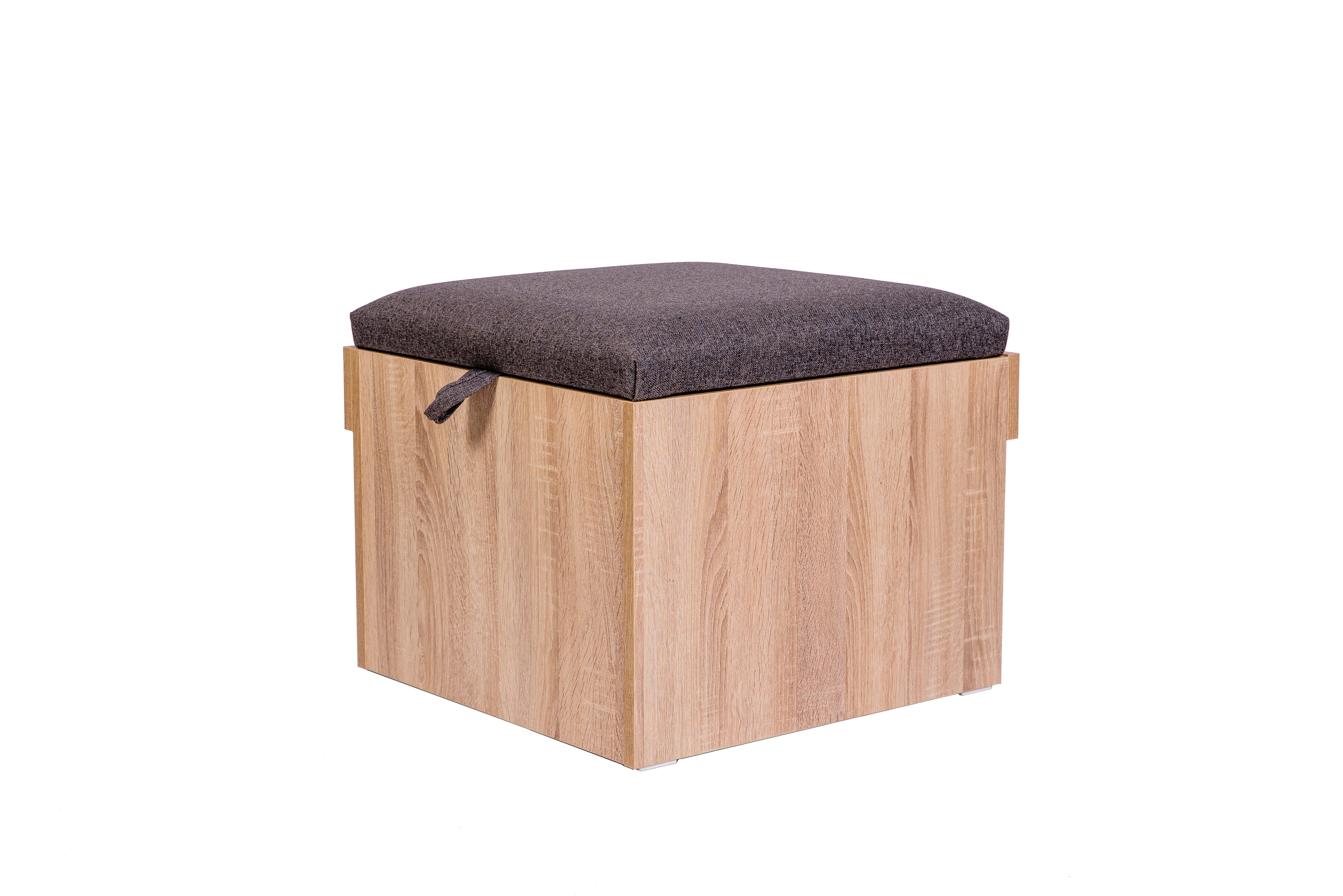 kundler home Sitzbank mit Truhe quadratisch, L57cm, ideal als Eckteil zur Truhenbank
