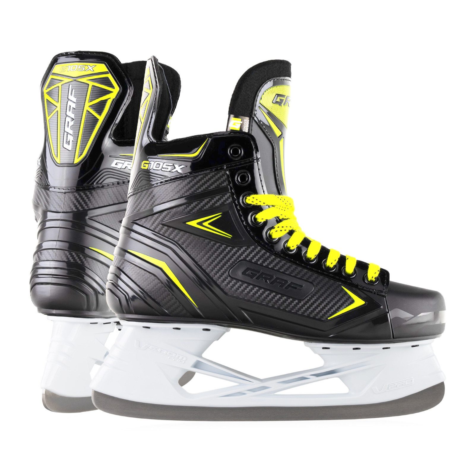 Graf Schlittschuhe Schlittschuhe Graf G104X Eishockey Schlittschuh Eislaufen 45
