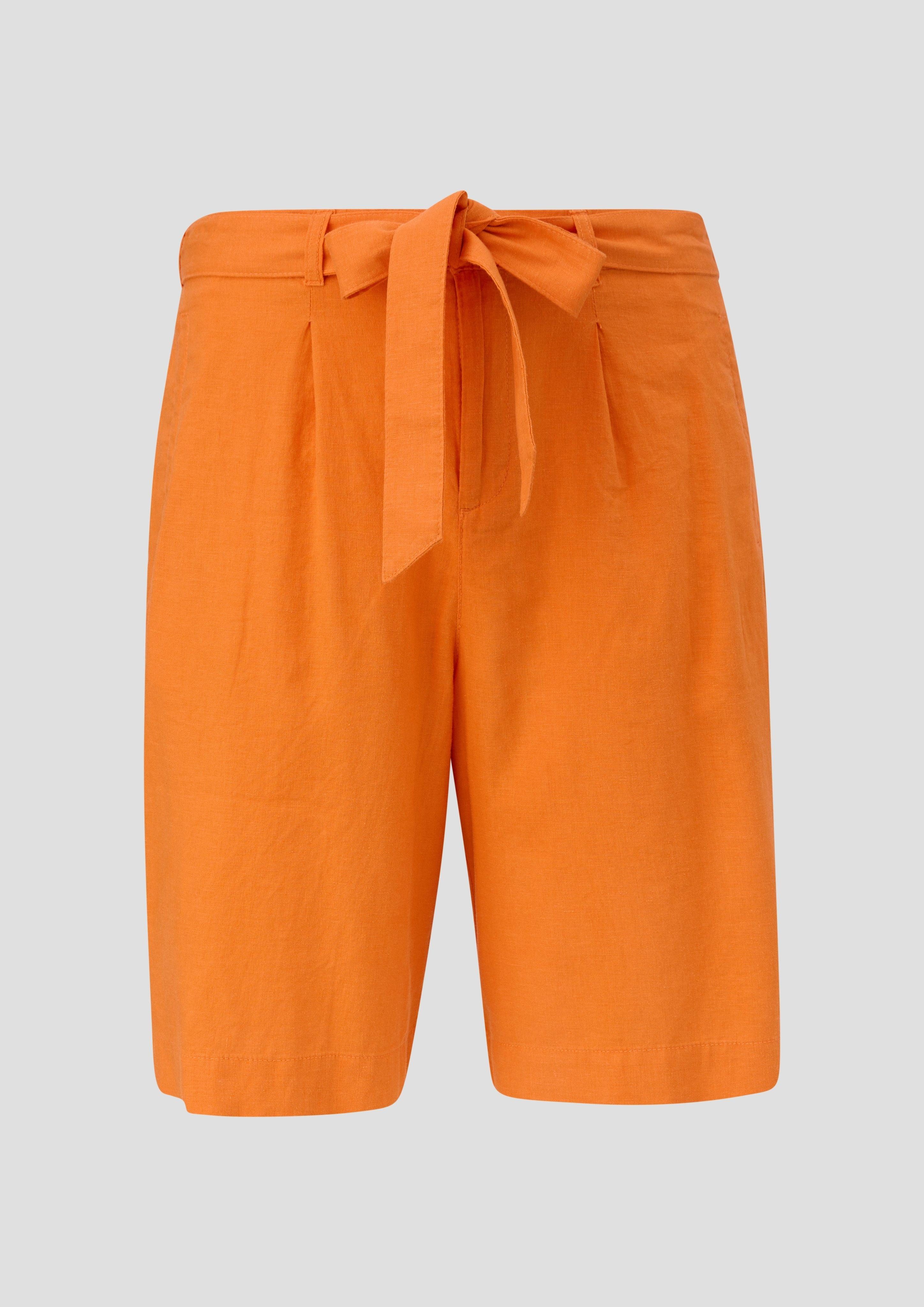 s.Oliver Shorts Shorts aus Leinenmix