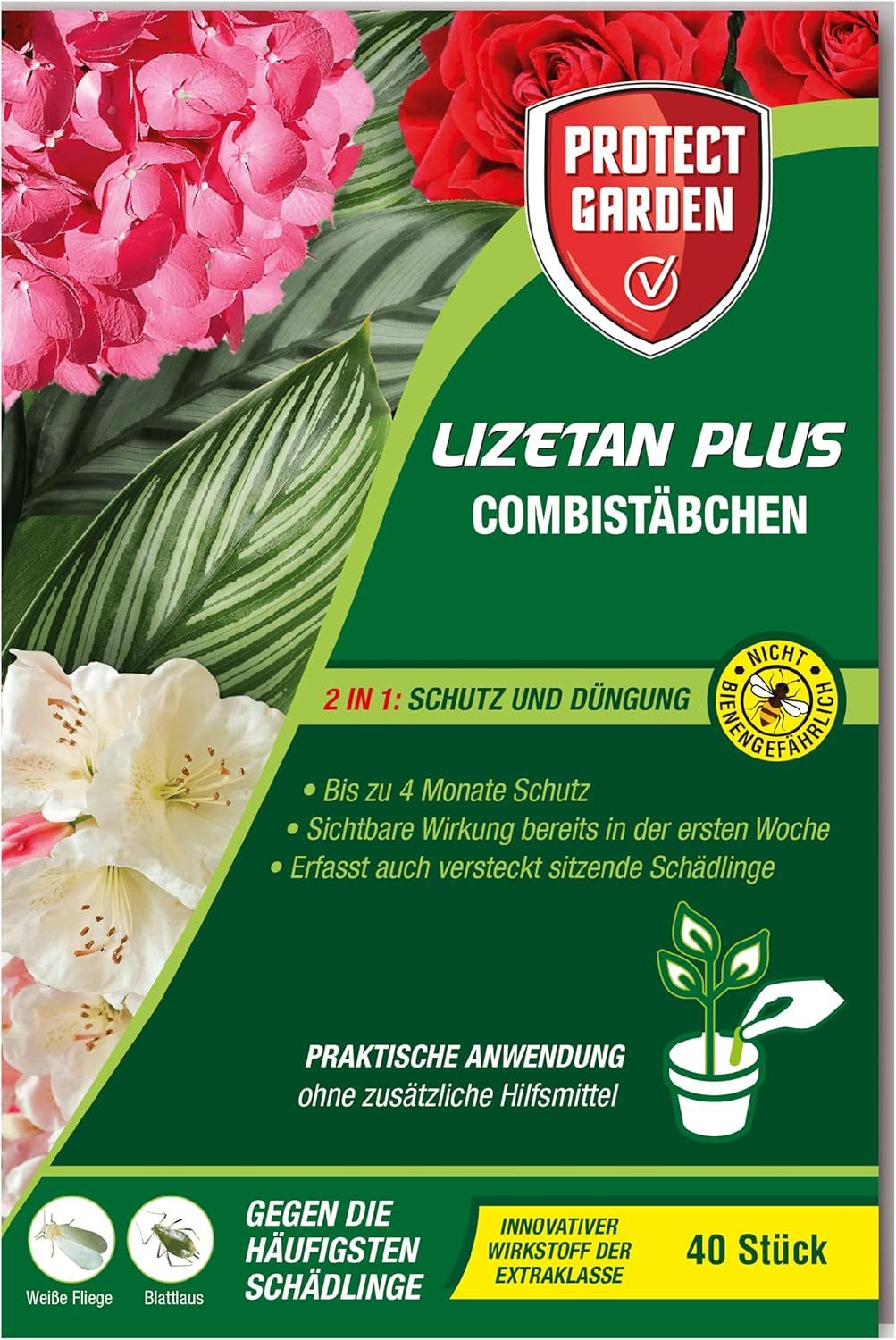 Protect Garden Spezialdünger Protect Garden Lizetan Plus Combistäbchen 40 Stück