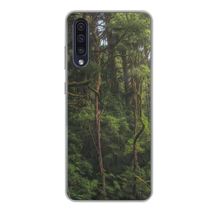 MuchoWow Handyhülle Dschungel in Australien Handyhülle Samsung Galaxy A50 Smartphone-Bumper Print Handy