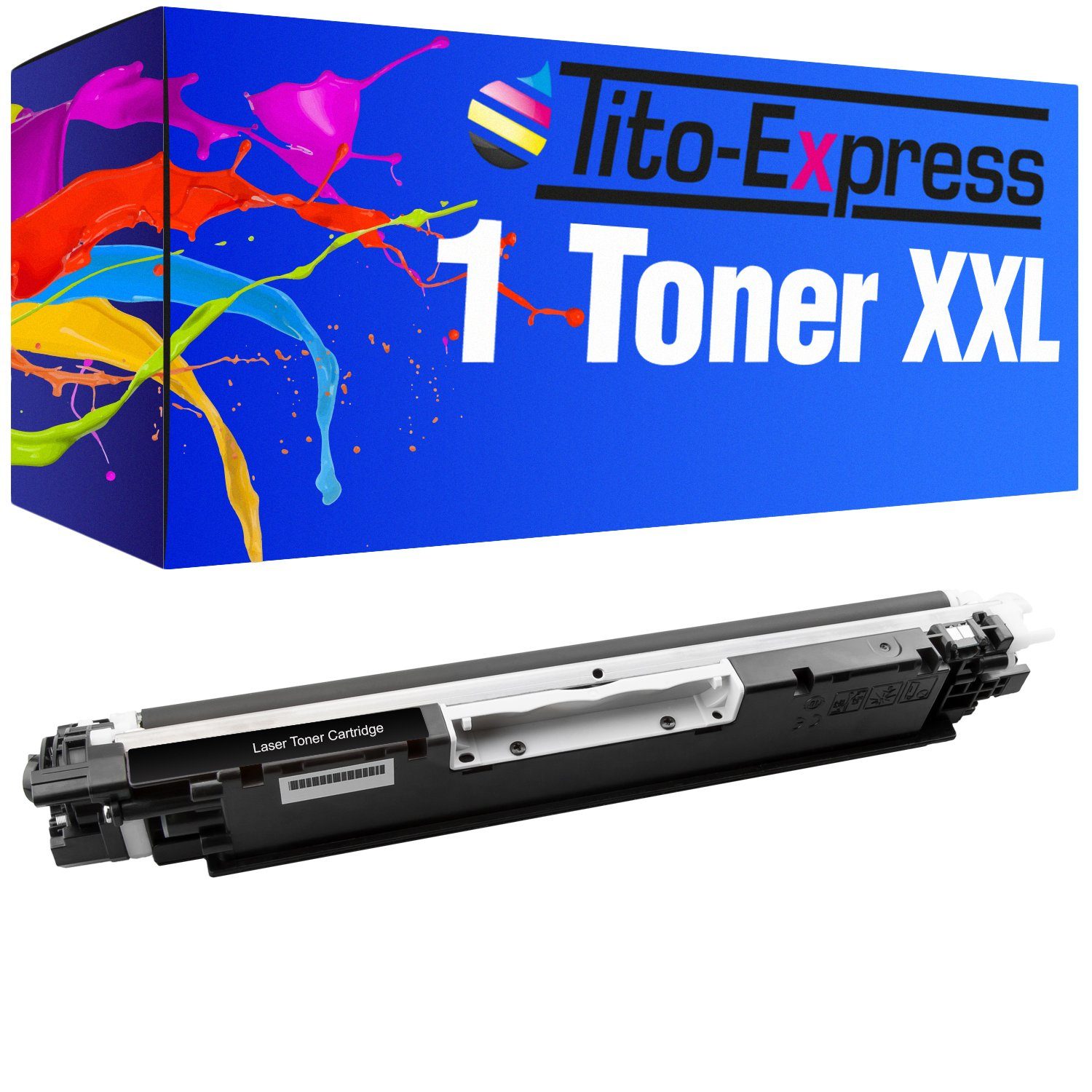 Tito-Express Tonerpatrone ersetzt HP CE 310 A CE310A HP 126 A, (1x Black), für Laserjet Pro 100 Color MFP M175 M 275 Color Laserjet Pro CP1025nw