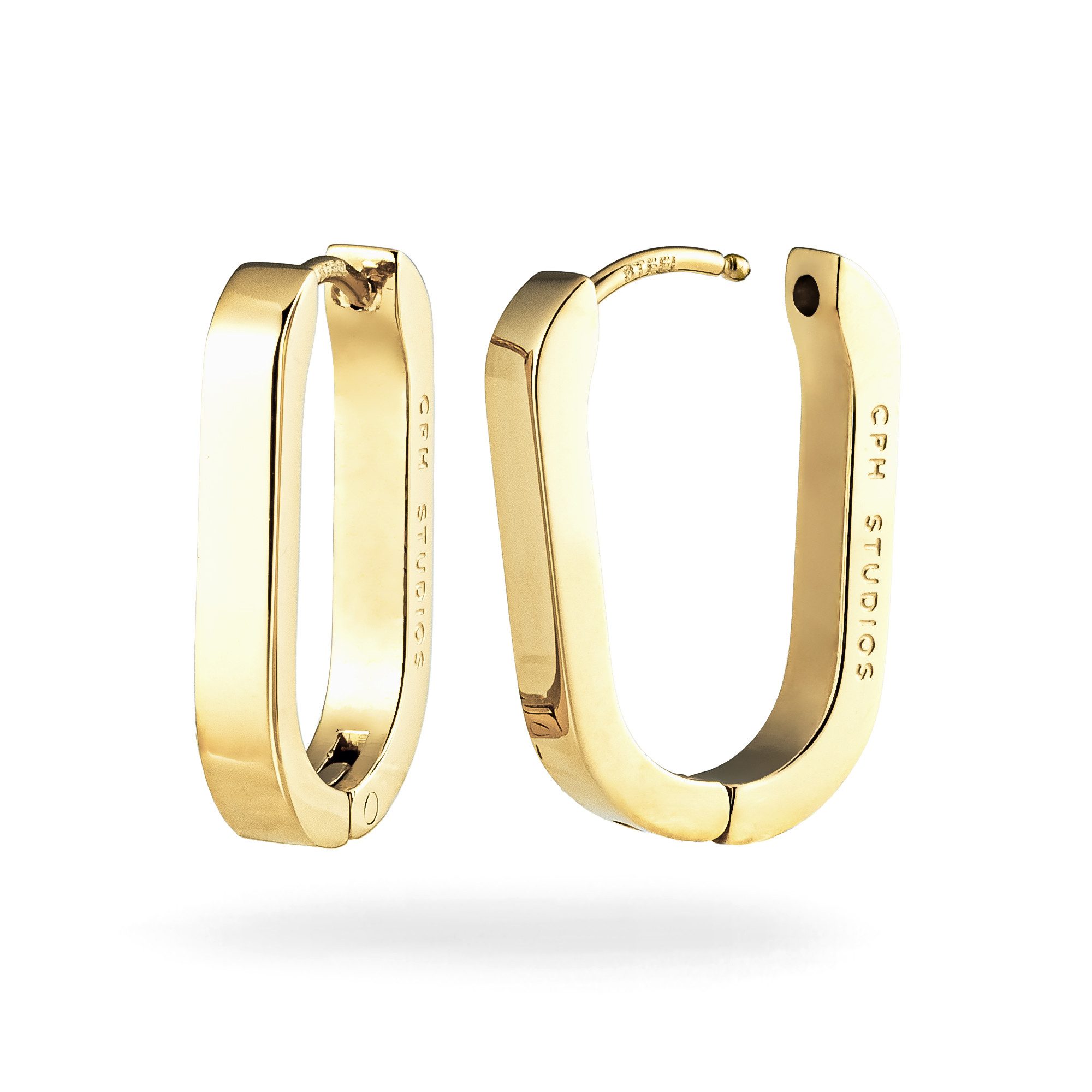 Copenhagen Studios Paar Creolen Schmuck Geschenk Edelstahl Ohrring Hoop günstig online kaufen