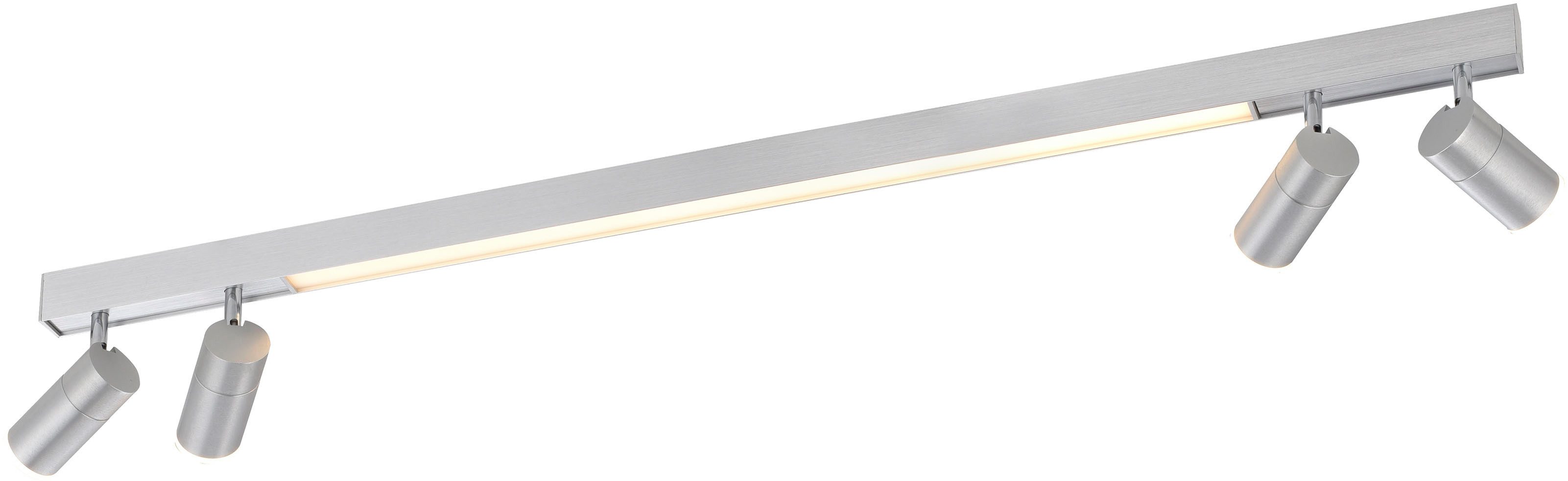 Neuhaus PURE LED Deckenleuchte PURE Lines Spot, CCT - über Fernbedienung, LED fest integriert, warmweiß - kaltweiß, Spots dreh- & schwenkbar, CCT, dimmbar per Fernbedienung