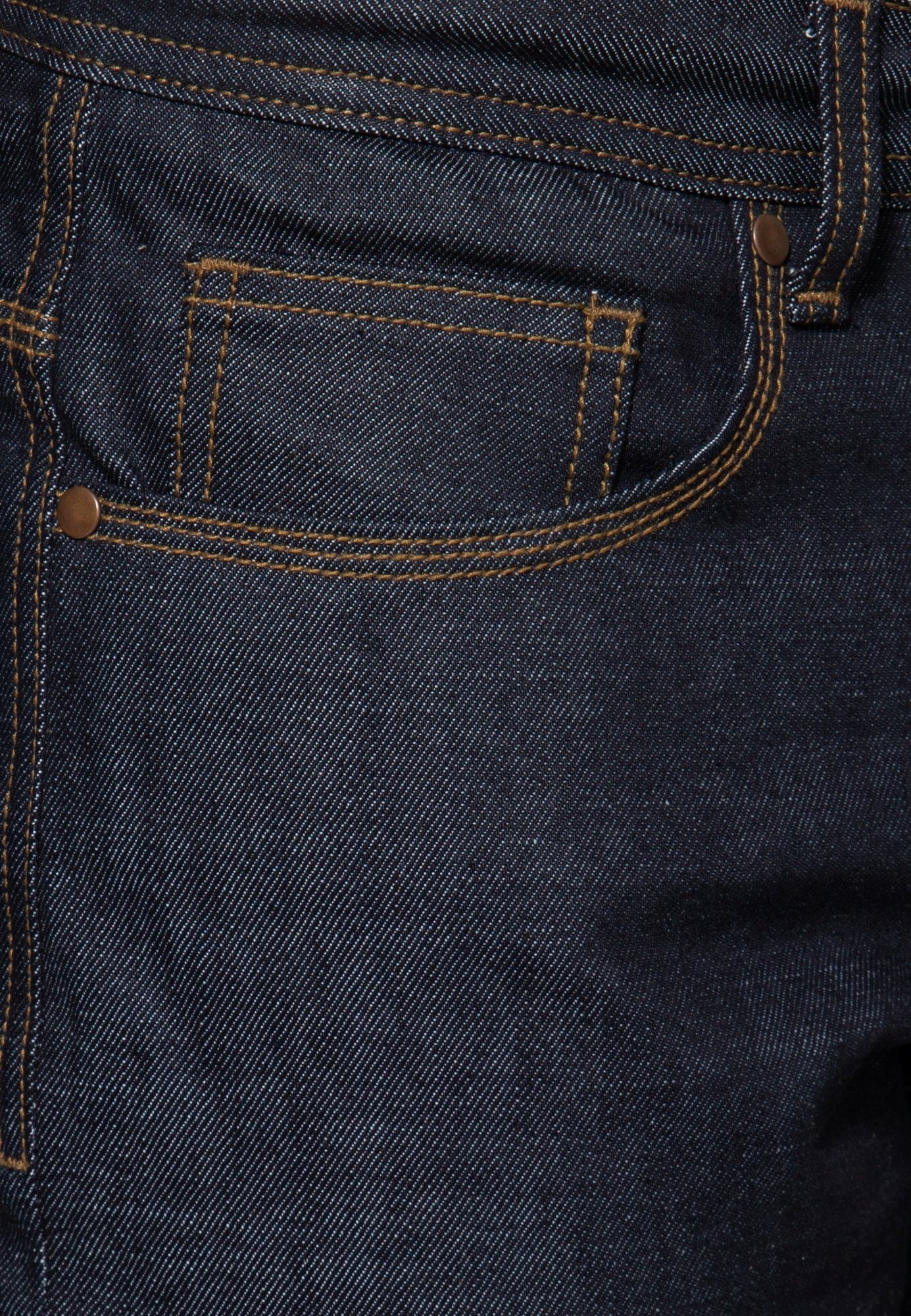 Workwear KingKerosin 5-Pocket-Style Jeansshorts im 50s