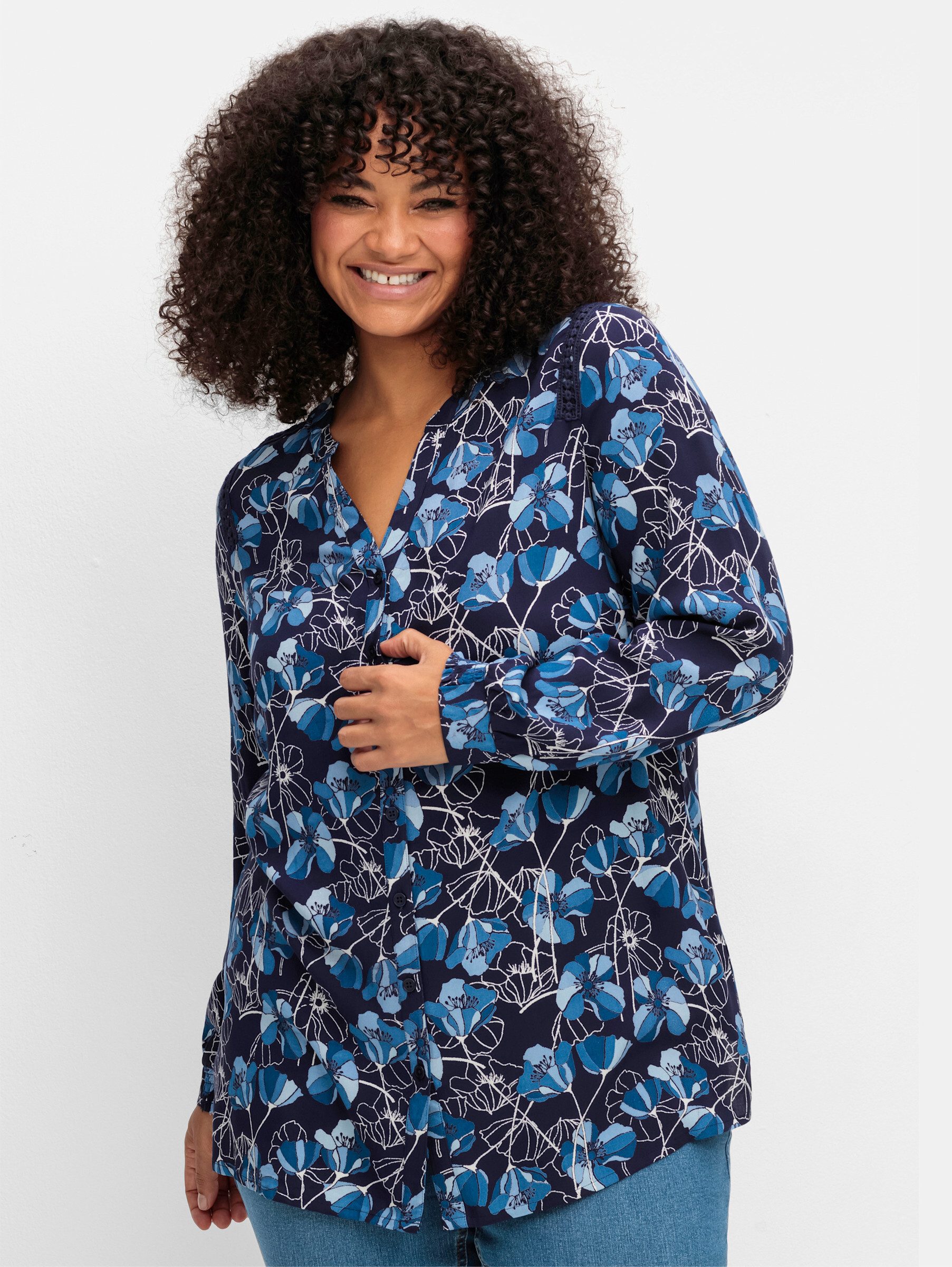 Sheego Klassische Bluse Bluse günstig online kaufen